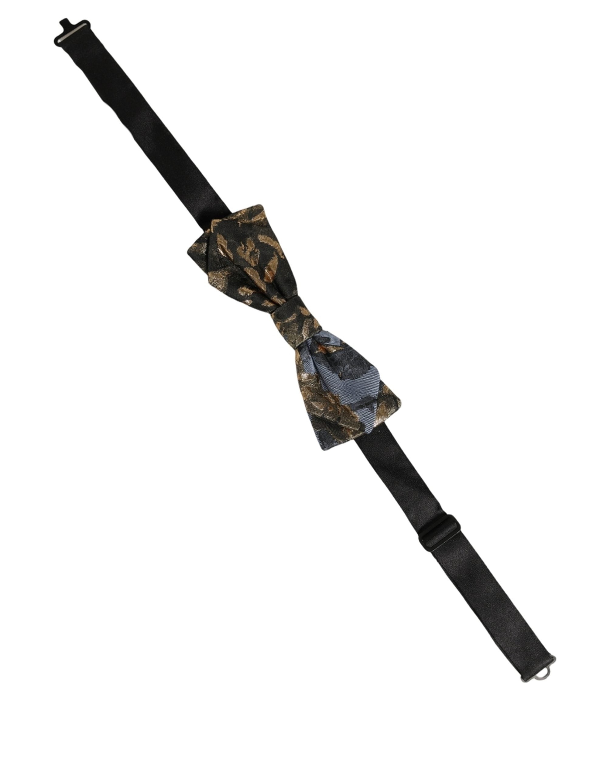 Dolce & Gabbana Multicolor Jacquard Bow Tie - Exquisite Elegance