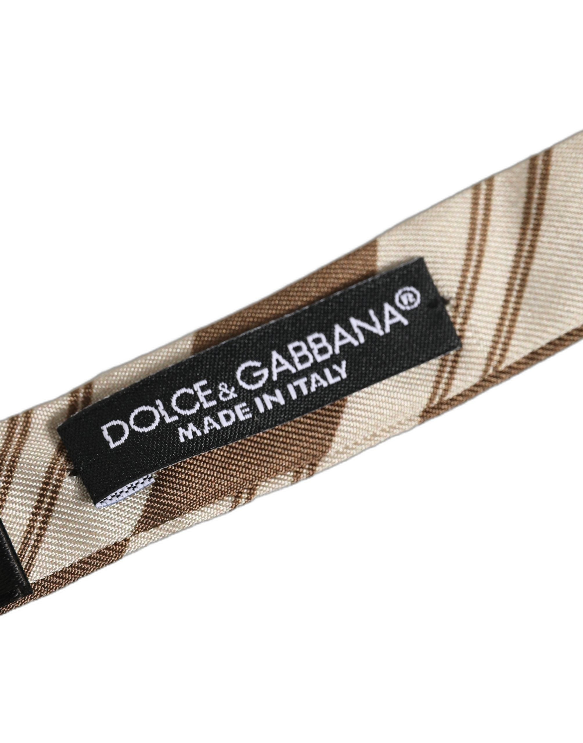 Dolce & Gabbana Silk Bow Tie - Timeless Elegance for All Occasions