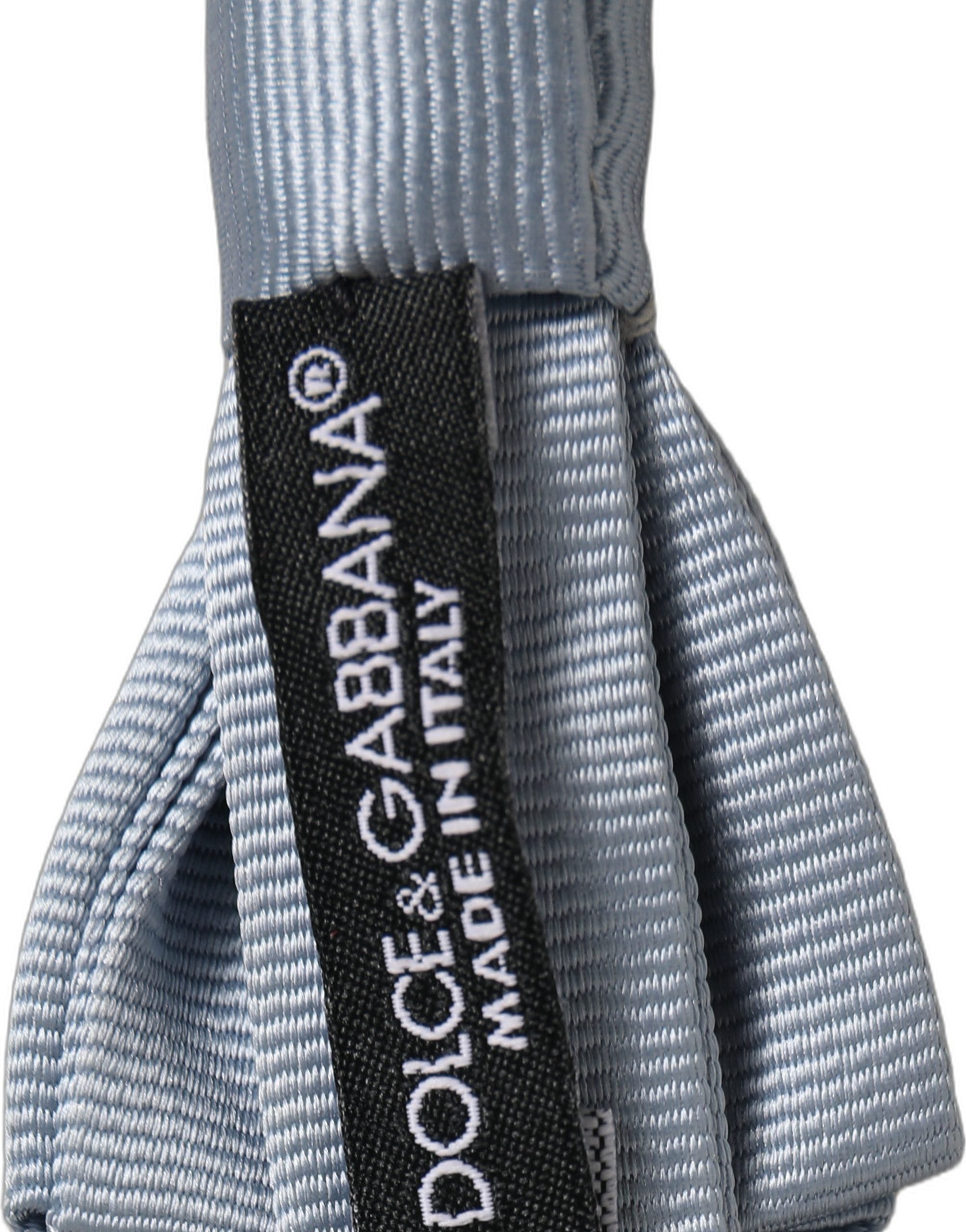 Dolce & Gabbana Light Blue Silk Bow Tie - Timeless Elegance