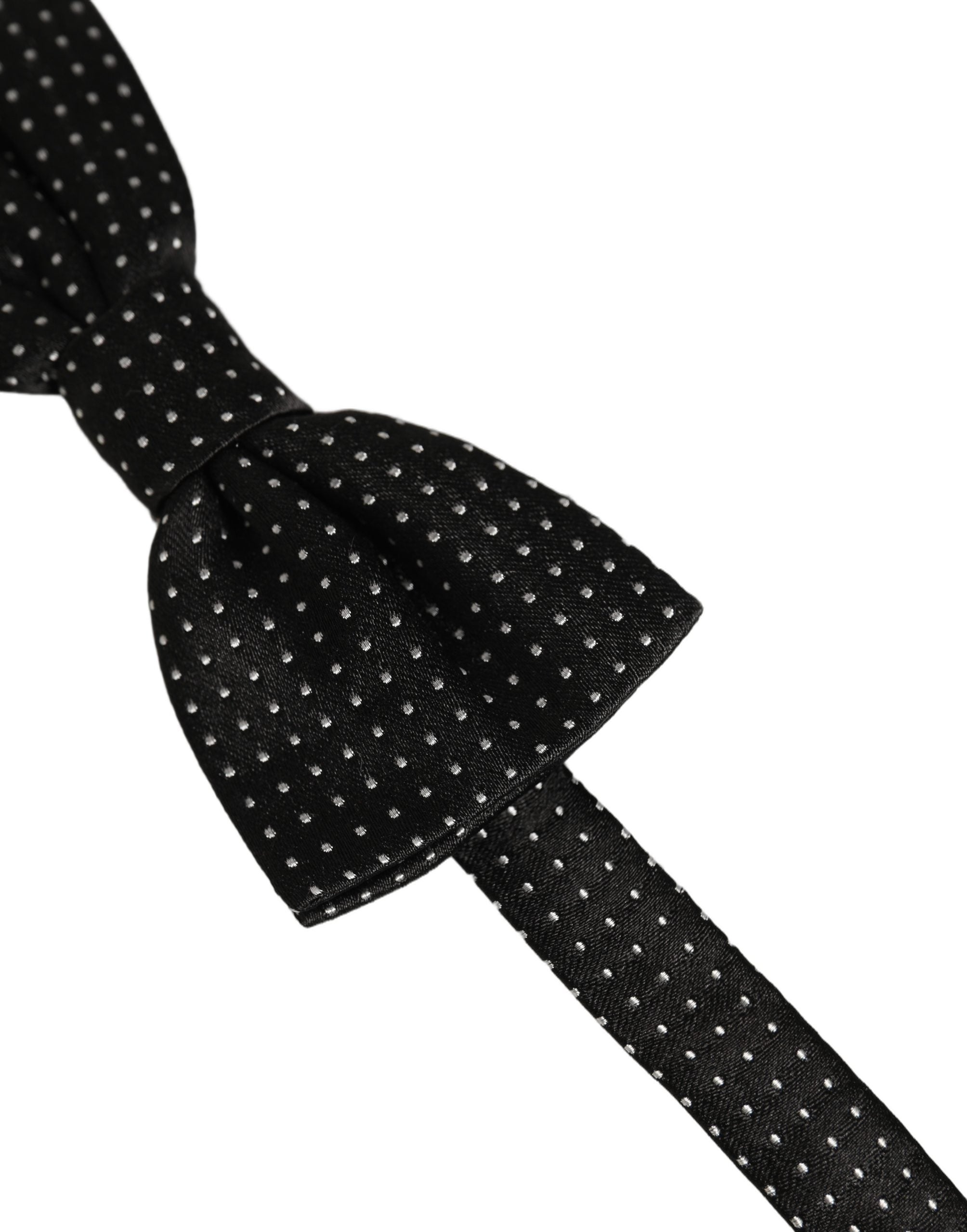 Dolce & Gabbana Polka Dot Silk Bow Tie - Timeless Elegance
