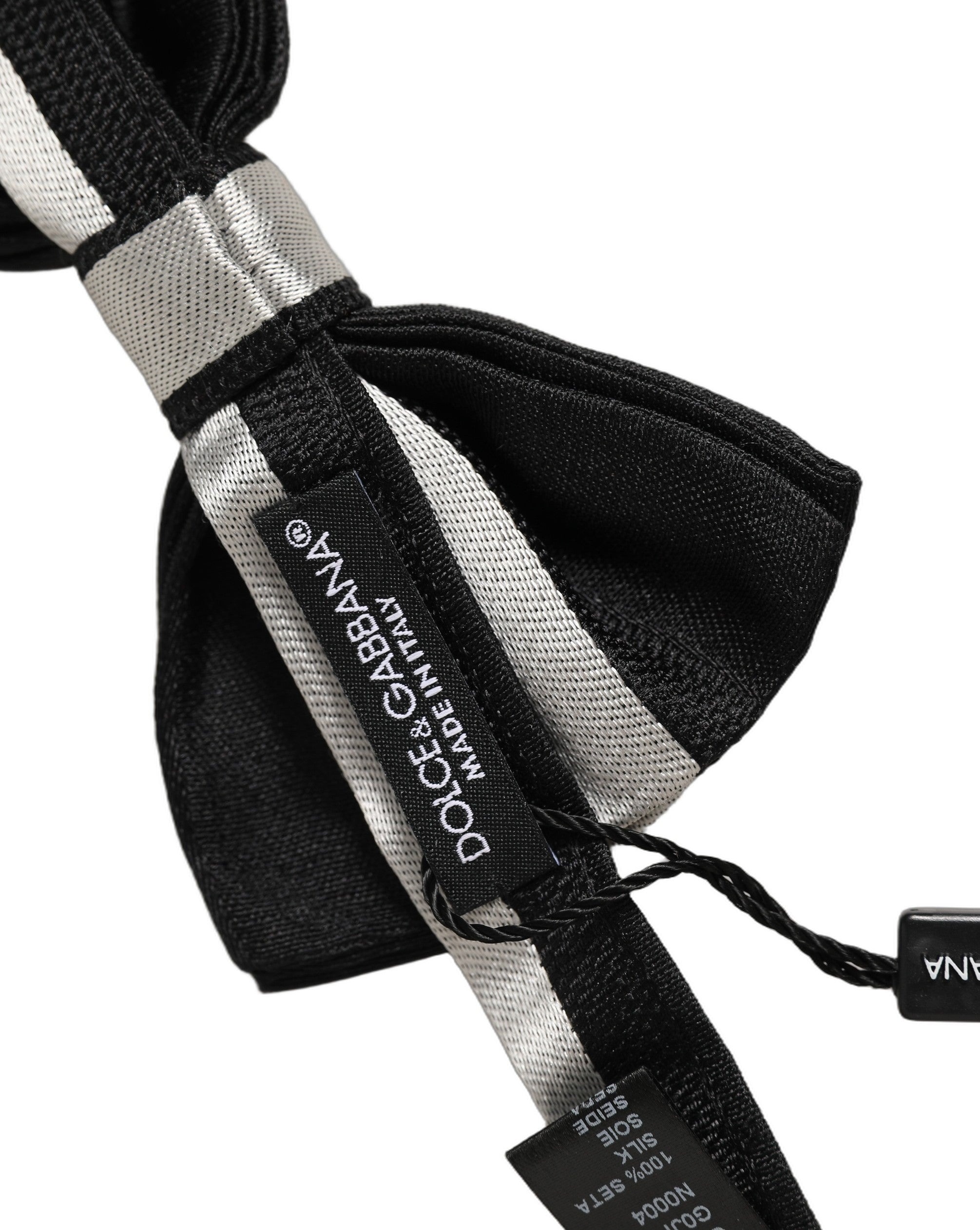 Dolce & Gabbana Silk Bow Tie - Timeless Elegance for All Occasions