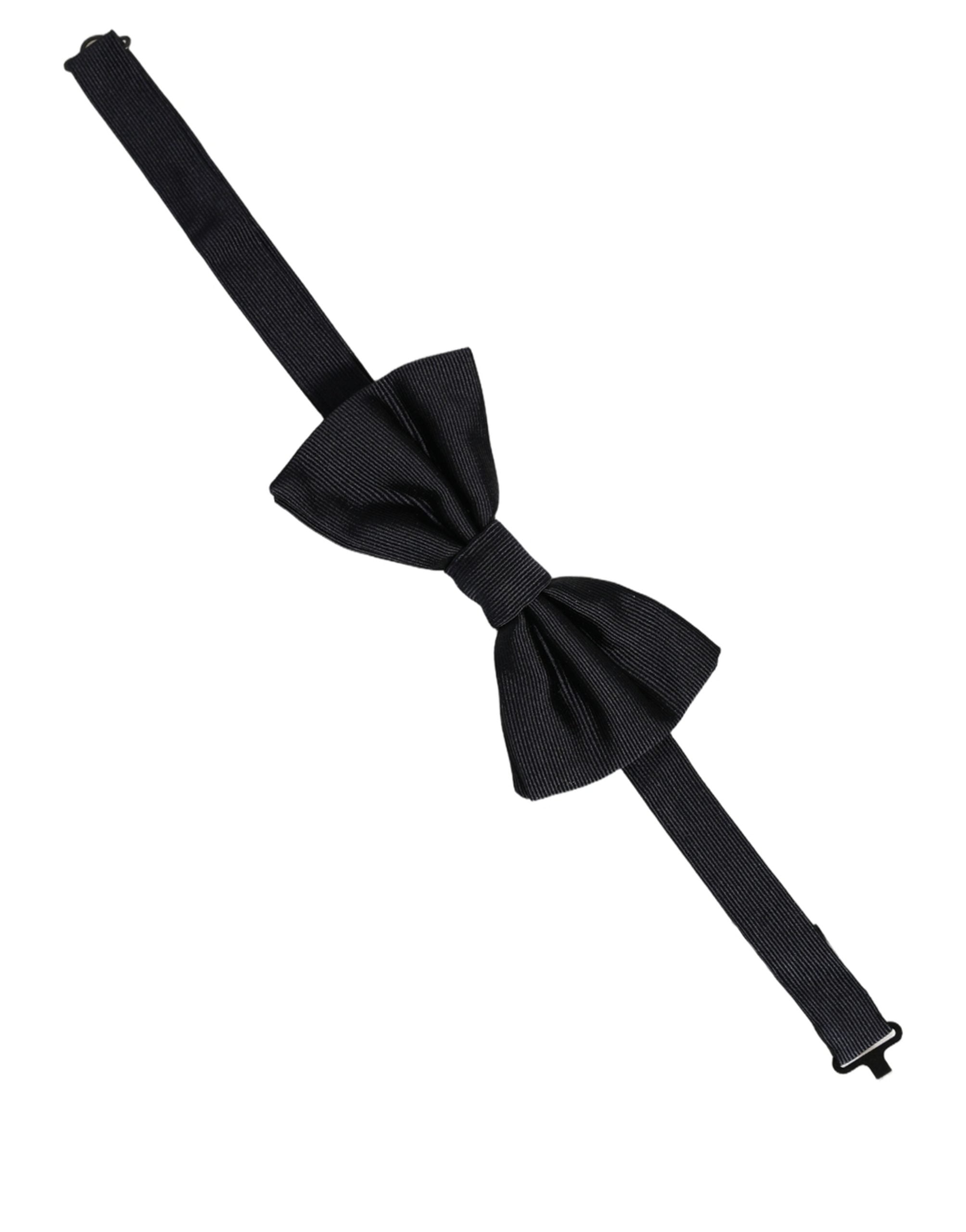 Dolce & Gabbana Silk Bow Tie - Timeless Luxury Accessory