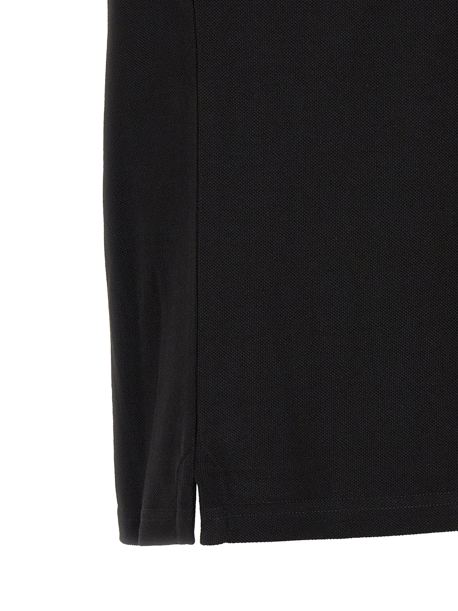 Moncler Black Cotton Polo Shirt - Timeless Luxury Redefined