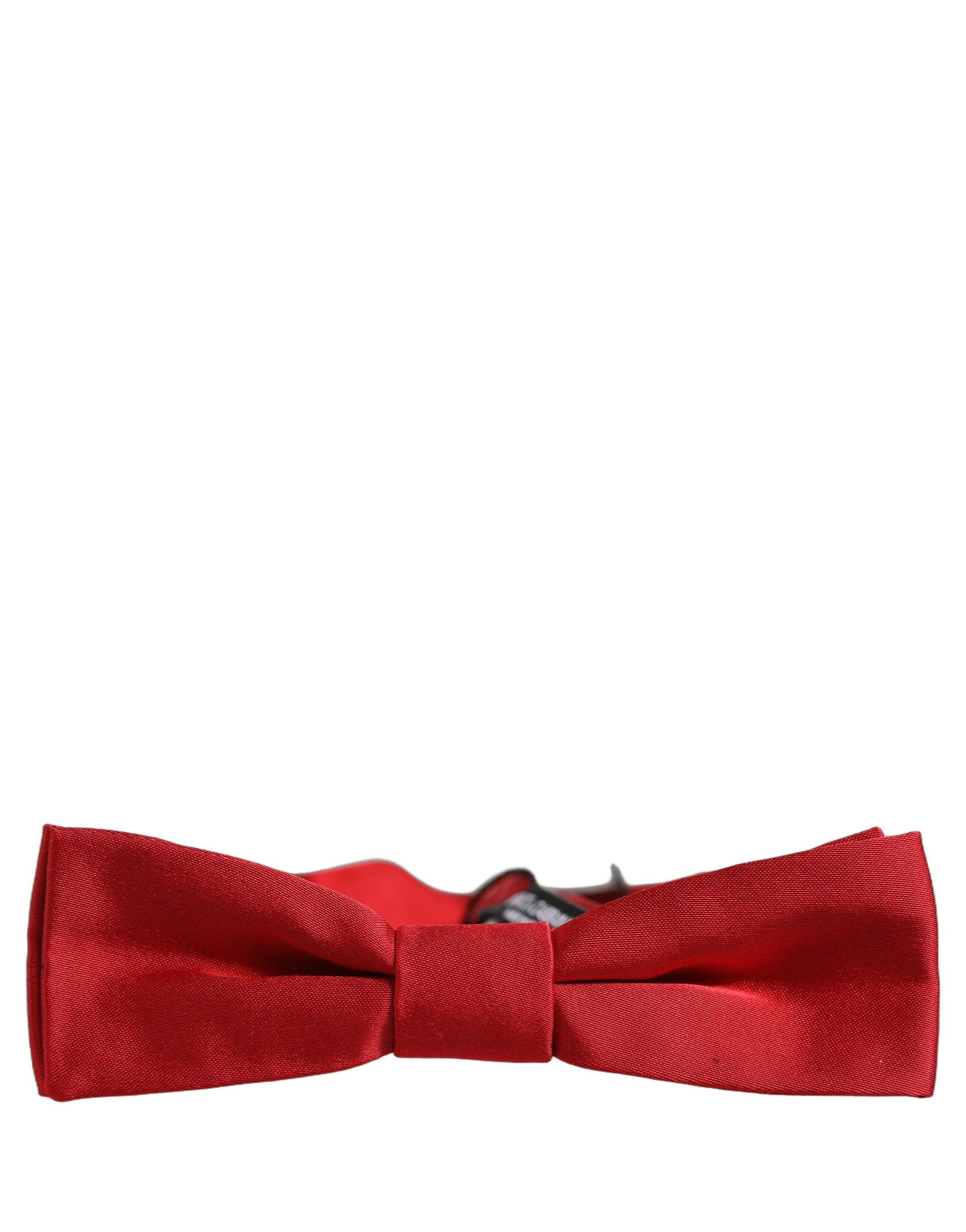 Dolce & Gabbana Silk Red Papillon Bow Tie - Timeless Elegance
