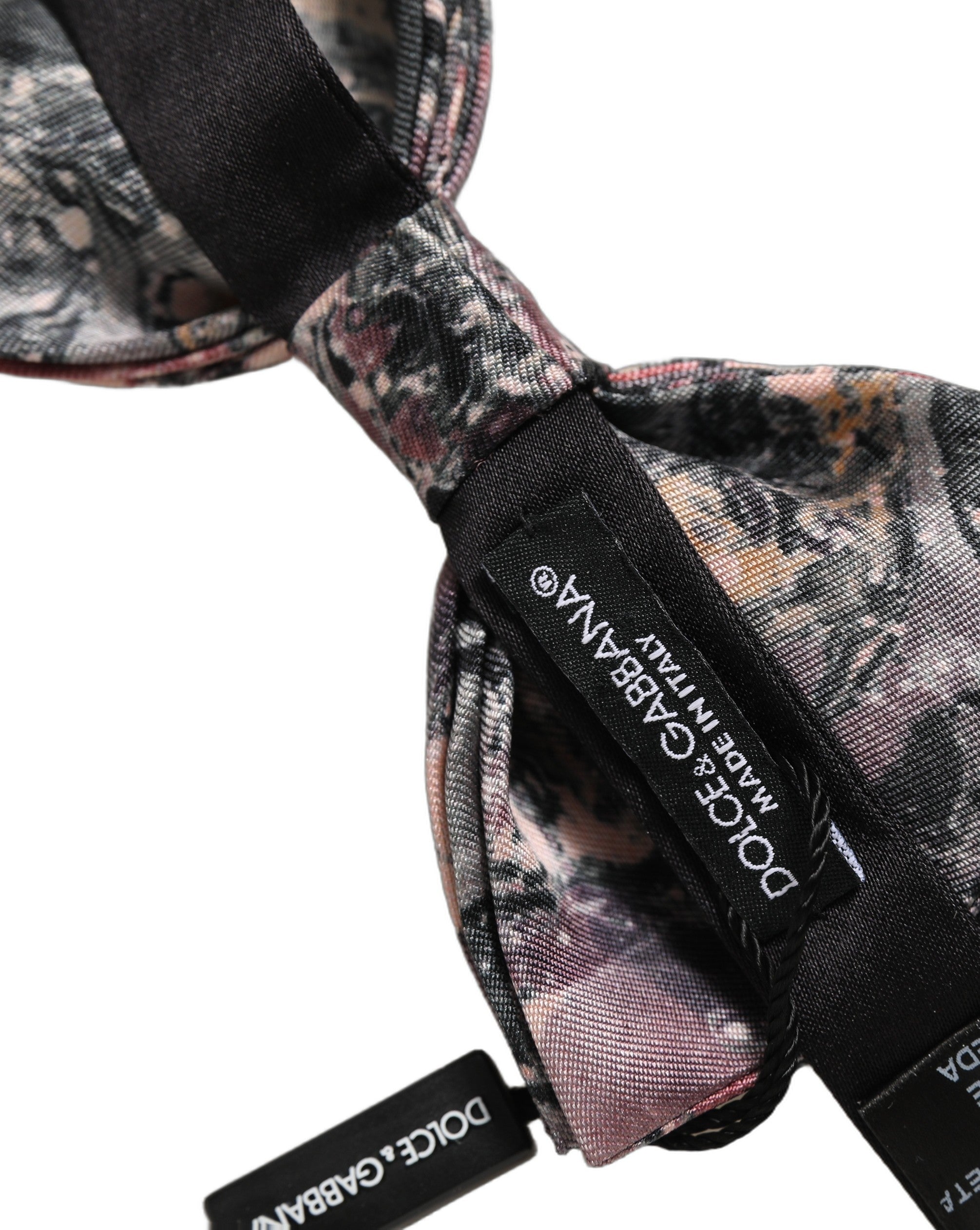 Dolce & Gabbana Multicolor Silk Bow Tie - Timeless Elegance
