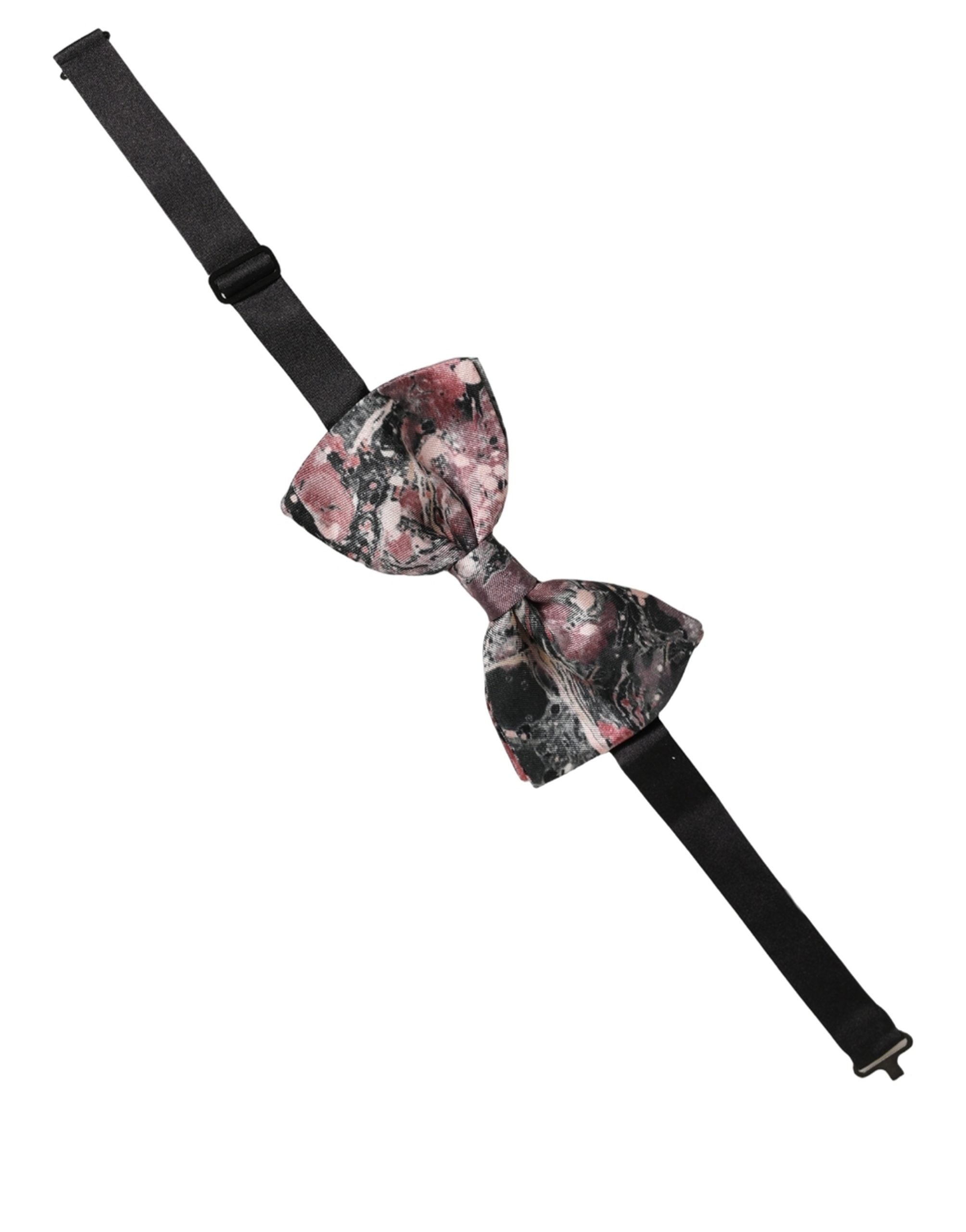 Dolce & Gabbana Multicolor Silk Bow Tie - Timeless Elegance