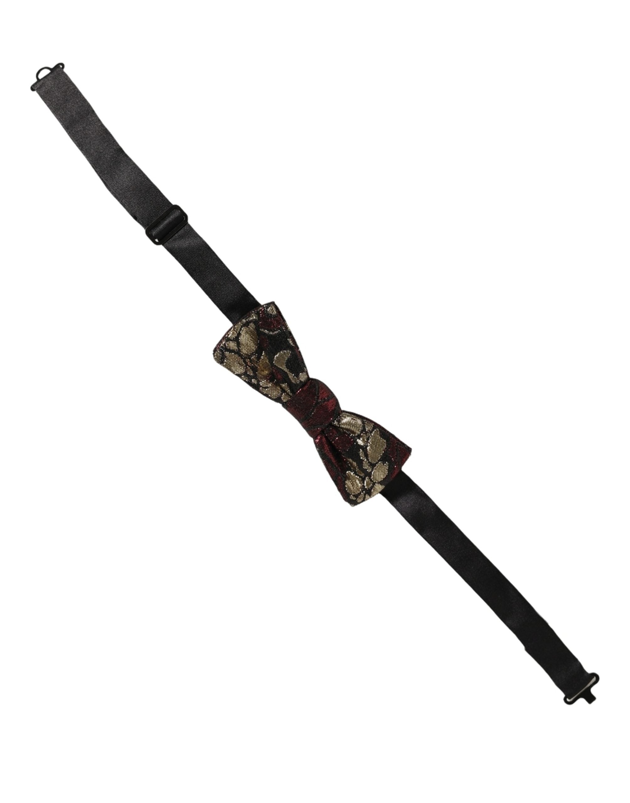 Dolce & Gabbana Multicolor Floral Jacquard Bow Tie - Luxury Elegance