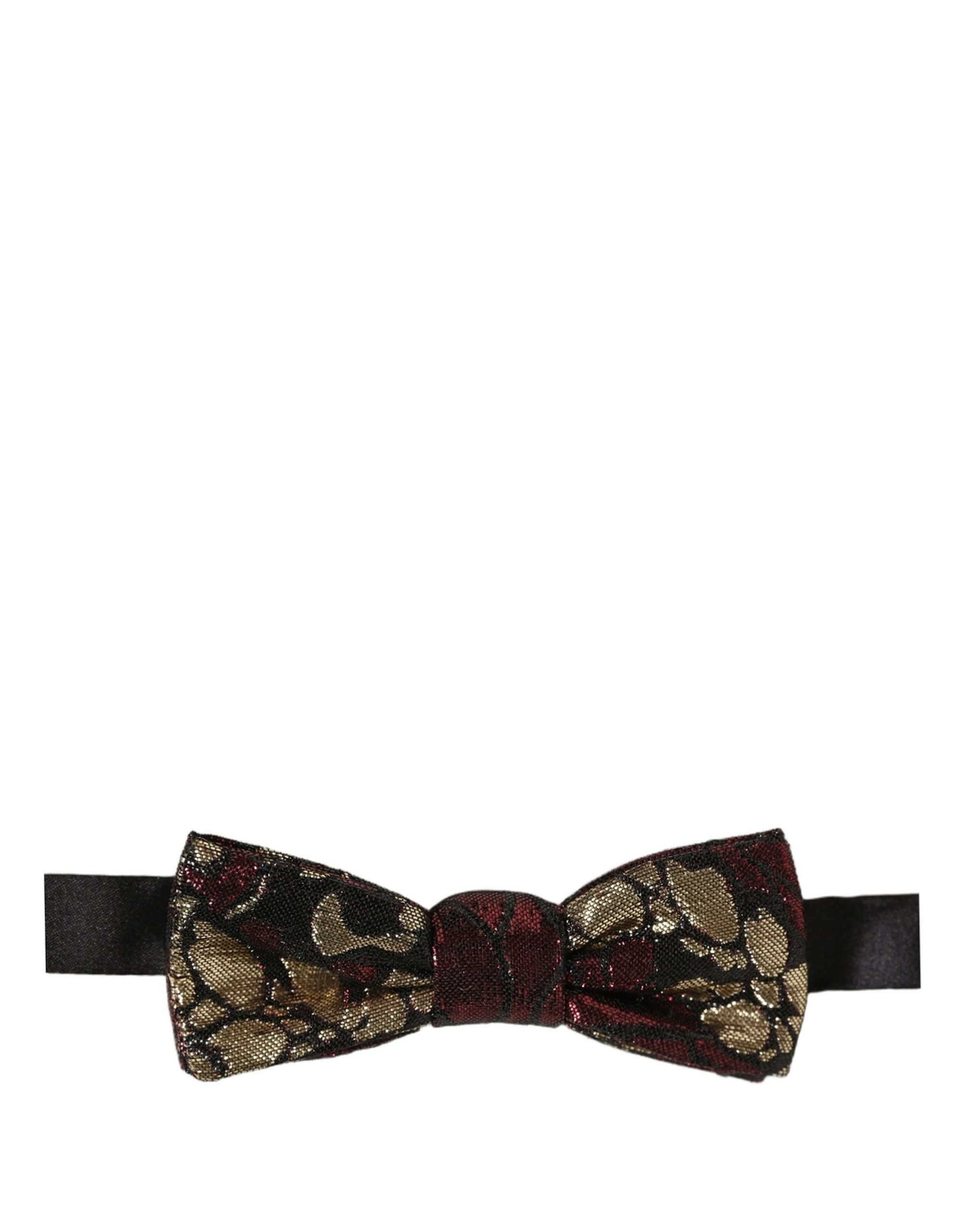 Dolce & Gabbana Multicolor Floral Jacquard Bow Tie - Luxury Elegance