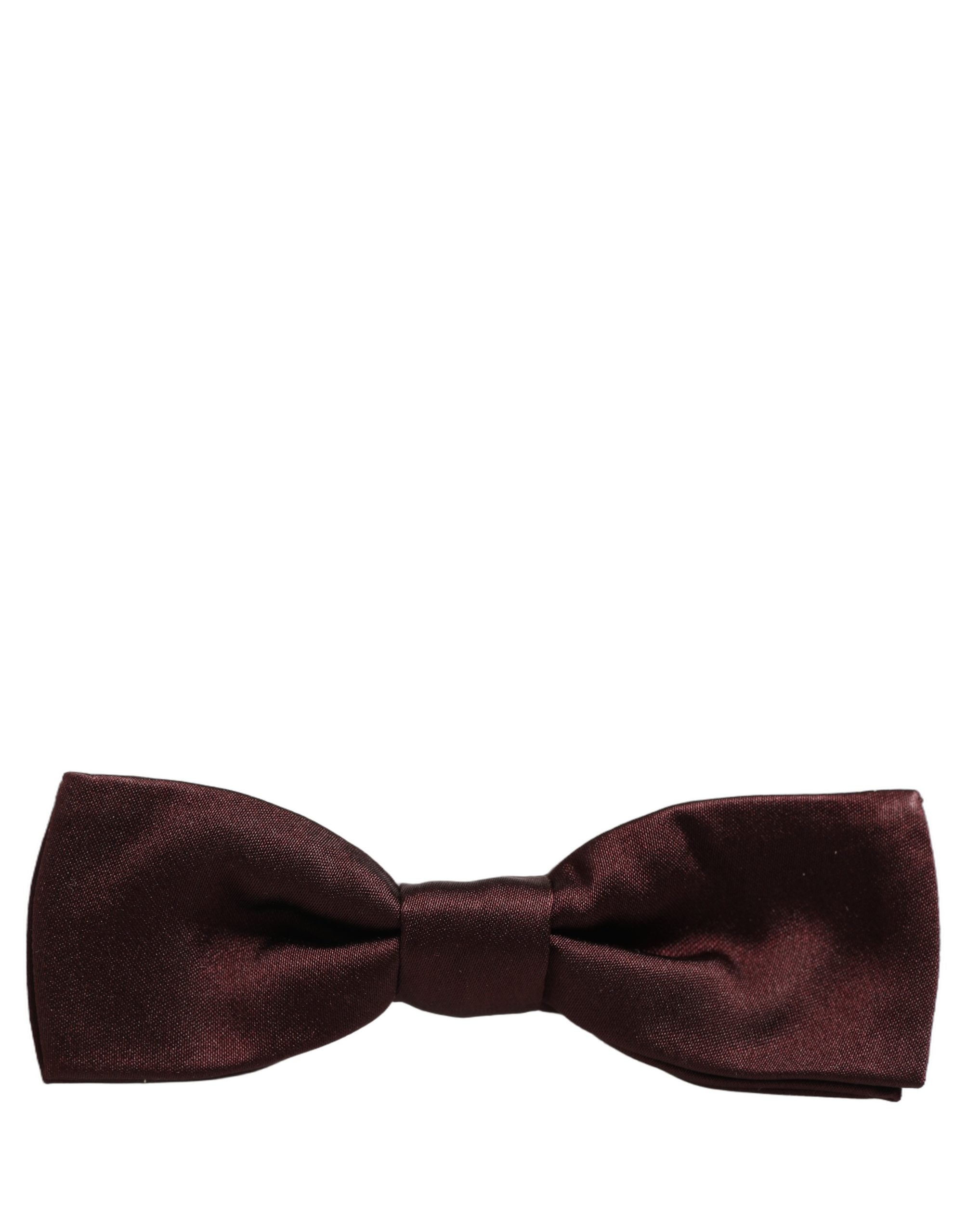 Dolce & Gabbana Silk Brown Bow Tie - Timeless Elegance