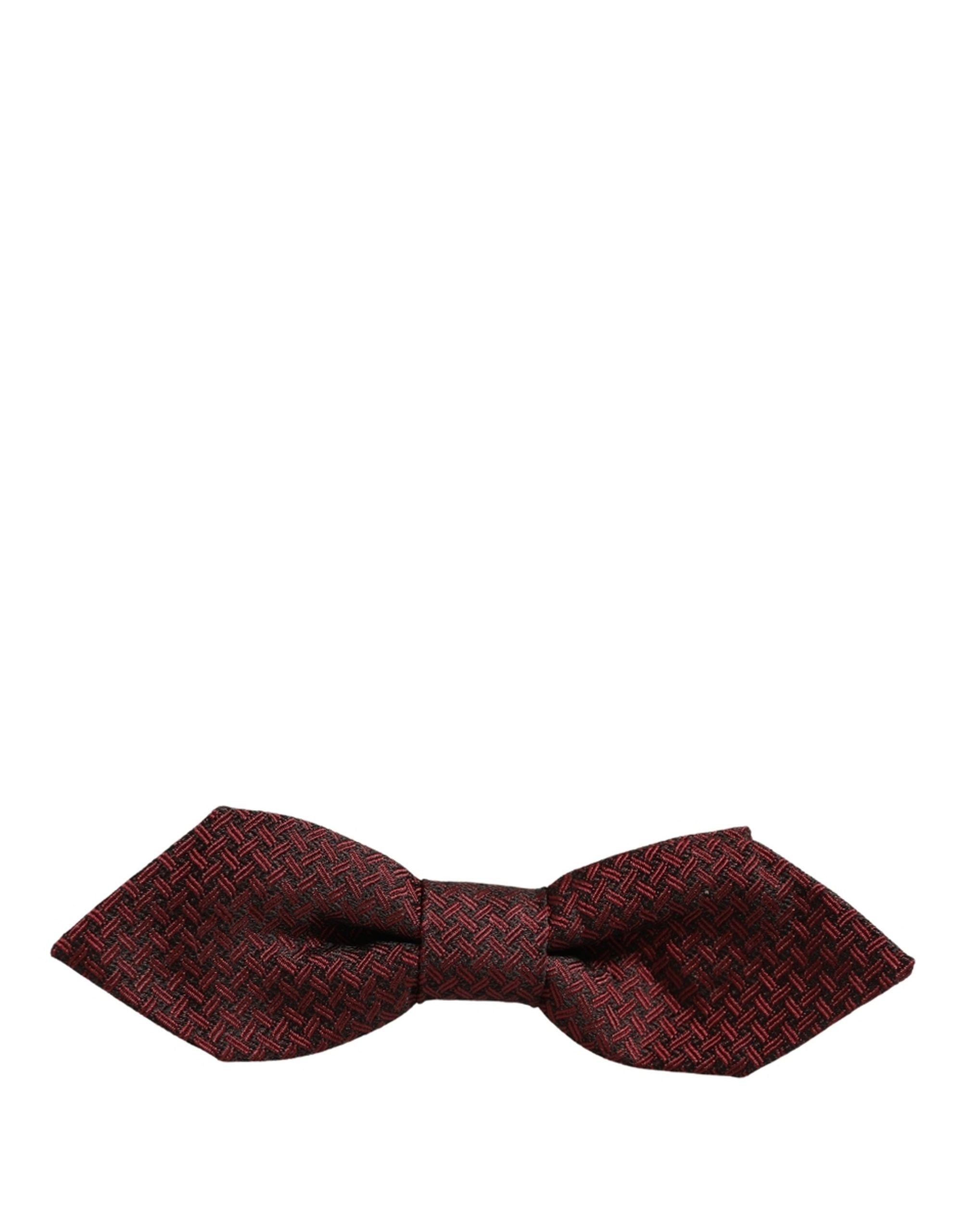 Dolce & Gabbana Red Silk Bow Tie - Timeless Elegance for All