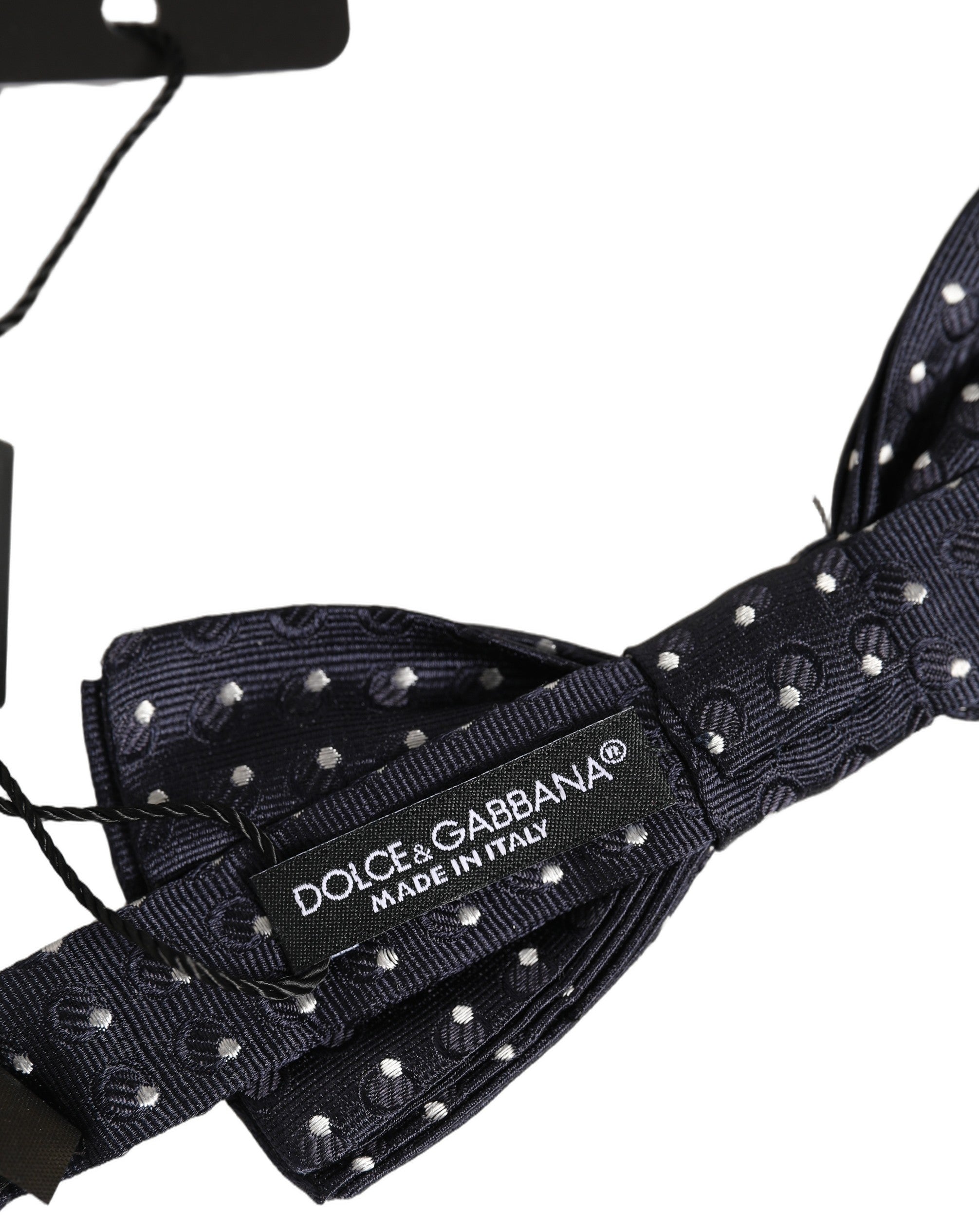 Dolce & Gabbana Silk Polka Dot Bow Tie - Timeless Elegance