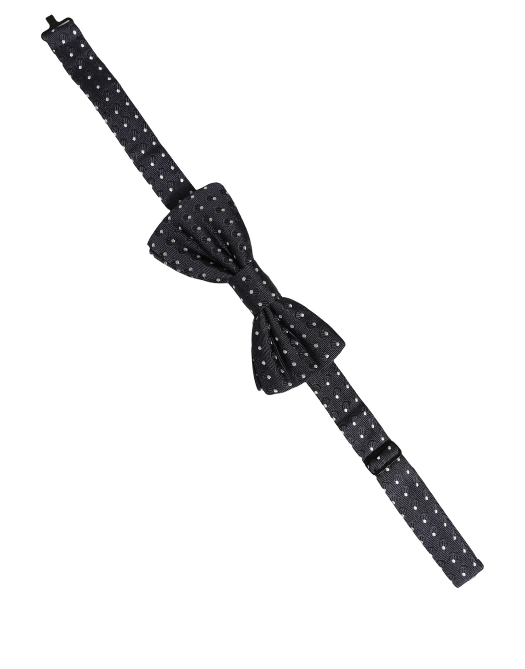 Dolce & Gabbana Silk Polka Dot Bow Tie - Timeless Elegance