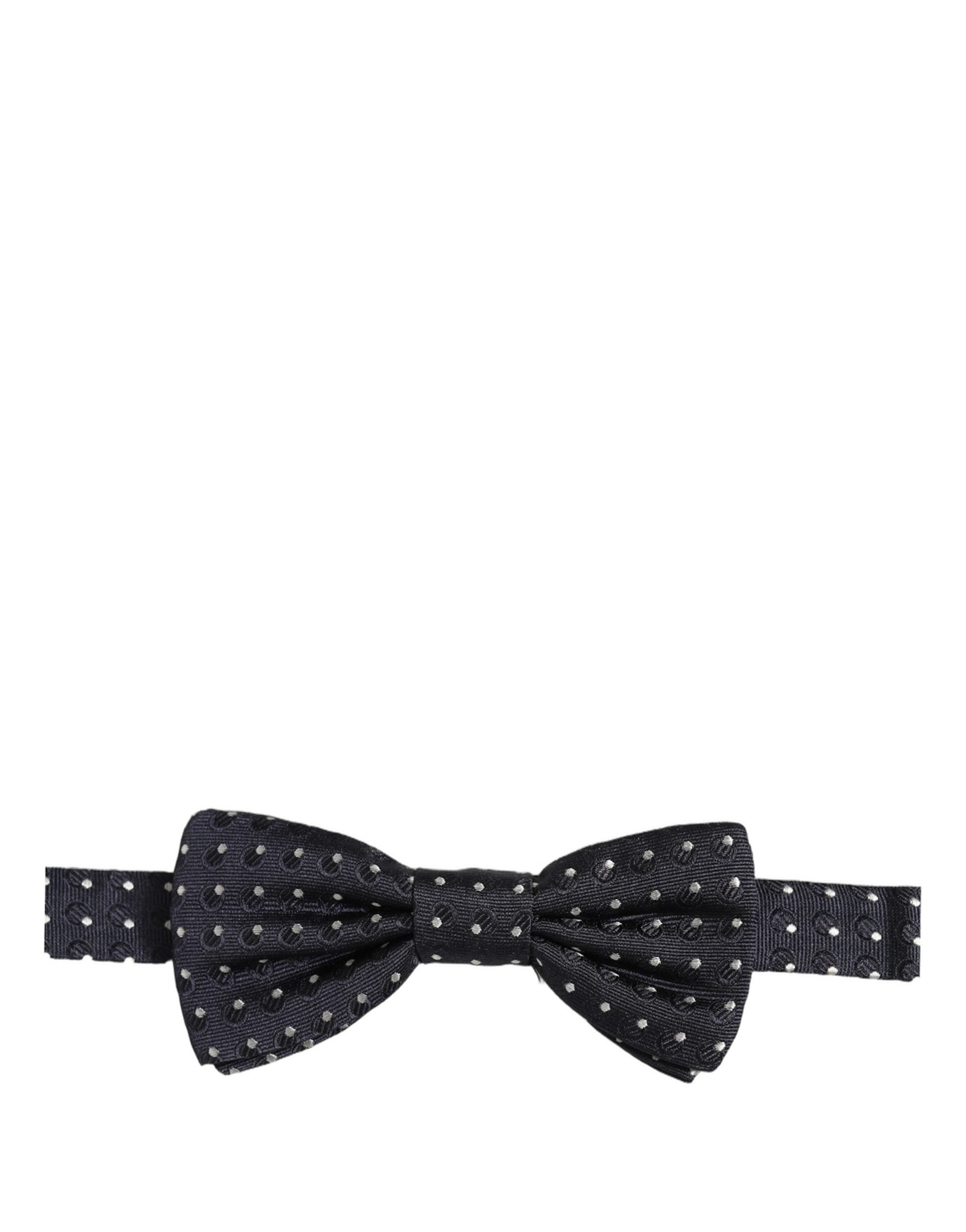 Dolce & Gabbana Silk Polka Dot Bow Tie - Timeless Elegance