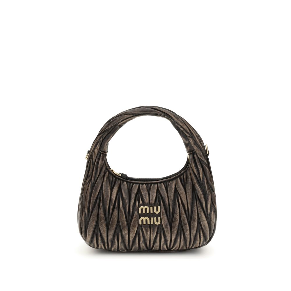 Miu Miu Brown Lamb Ovis Aries Shoulder Bag - Timeless Luxury