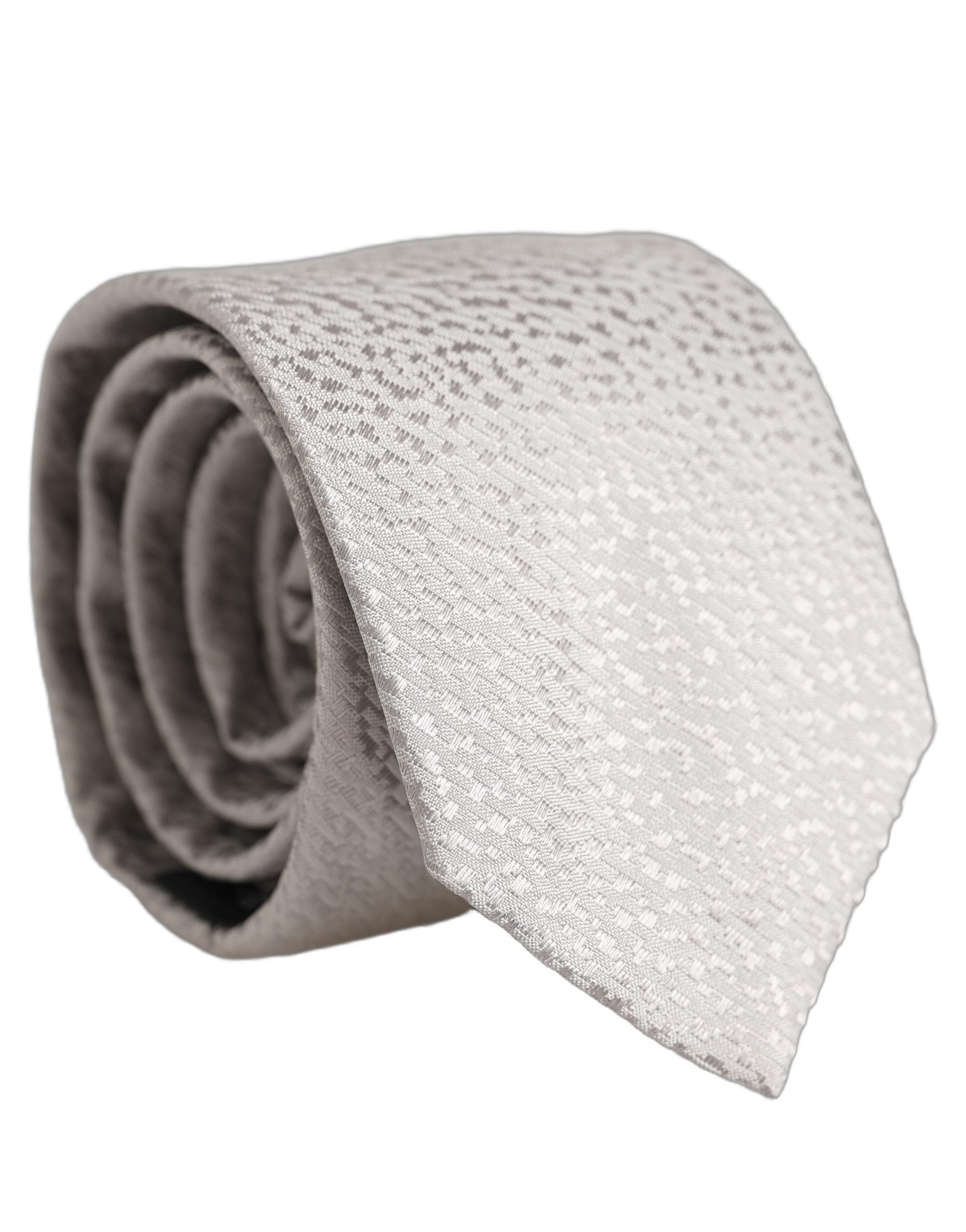 Dolce & Gabbana Gray Silk Necktie - Timeless Luxury Accessory