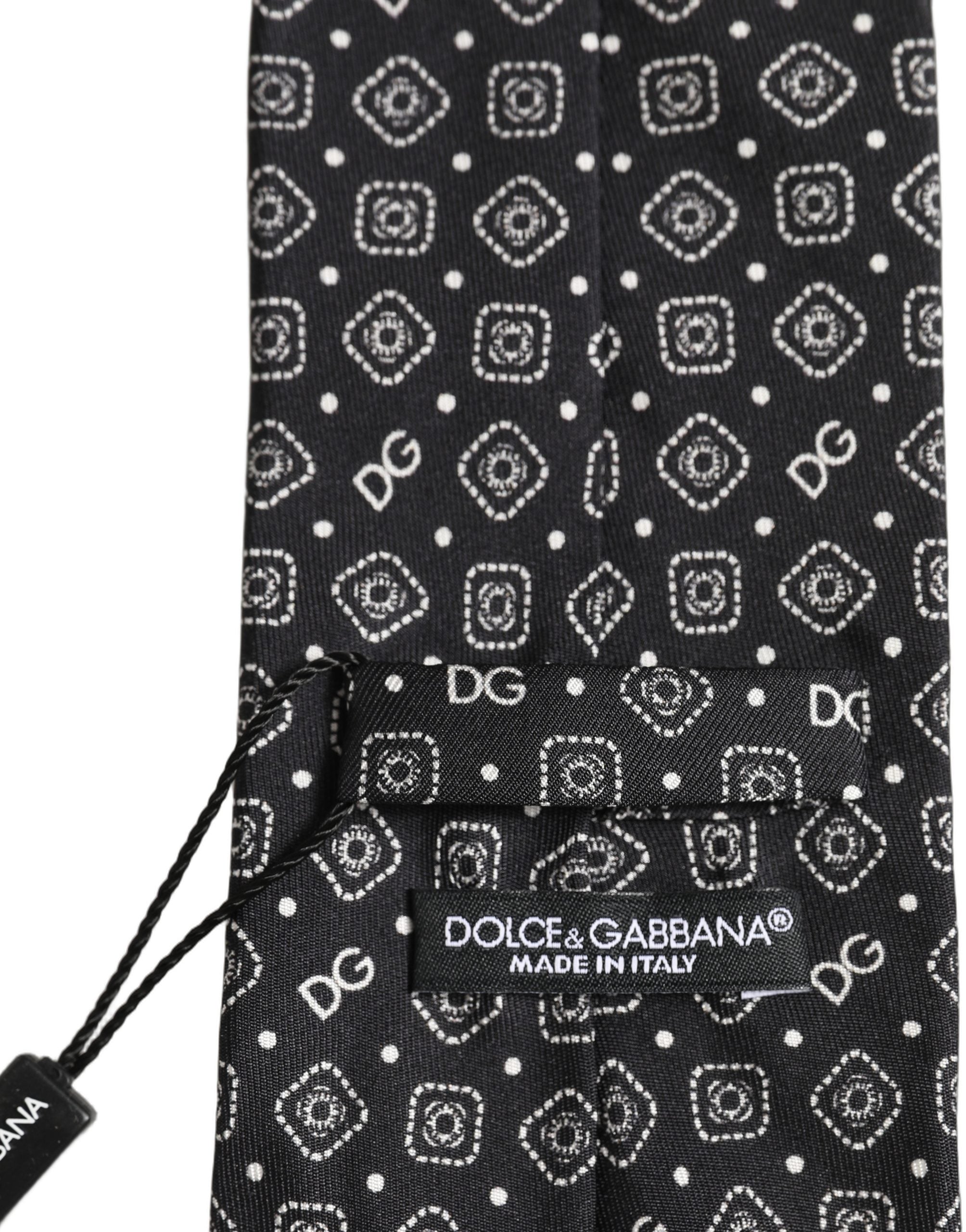 Dolce & Gabbana Silk Necktie - Timeless Elegance in Black