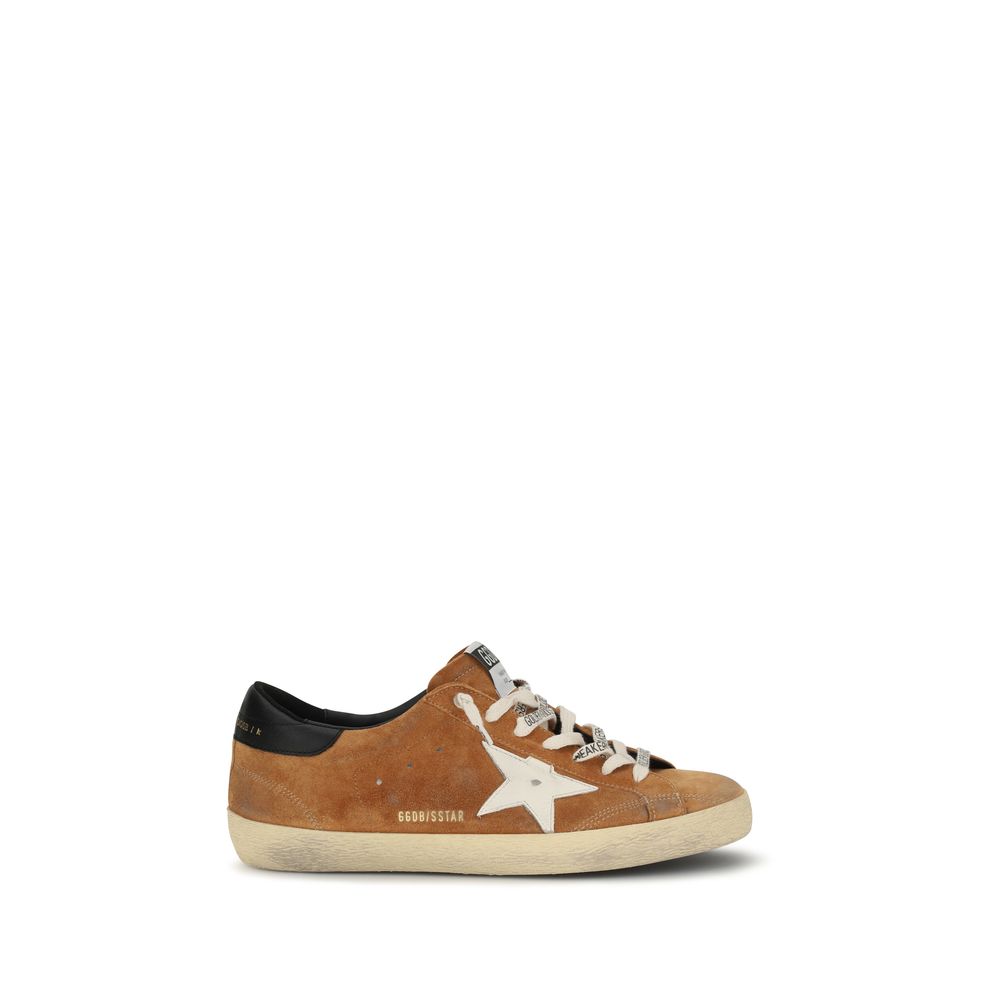 Elevate your style with Golden Goose Brown Calf Leather Bos Taurus Low Top Sneakers, where exquisite craftsmanship meets vintage-inspired luxury for the discerning individual.