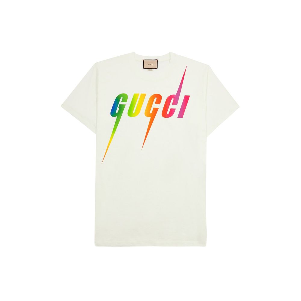 Experience the exquisite allure of the Gucci White Cotton T-Shirt, a luxurious blend of Italian craftsmanship and timeless style, perfect for the discerning individual.