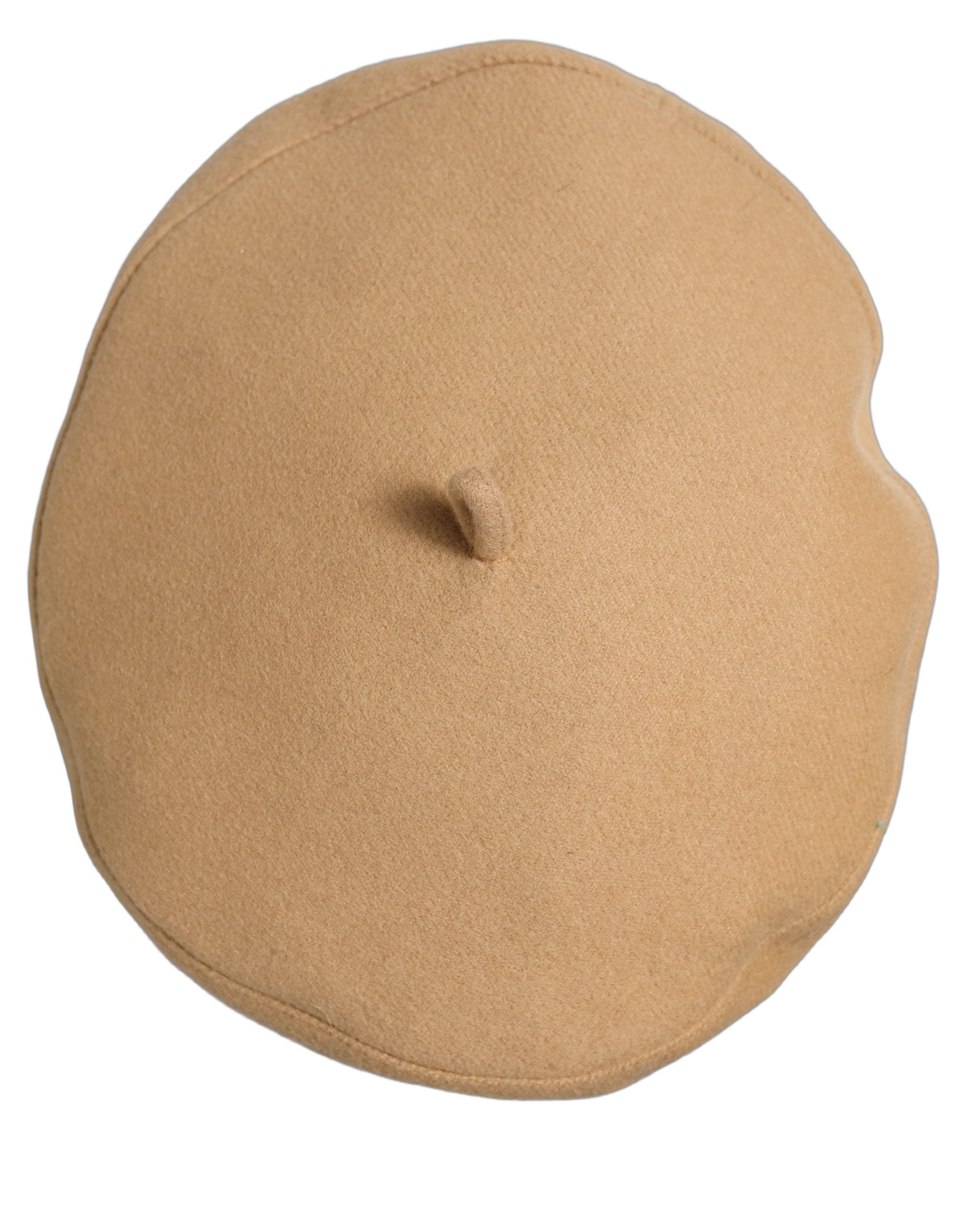 Dolce & Gabbana Beige Wool Beret Hat - Timeless Luxury Accessory