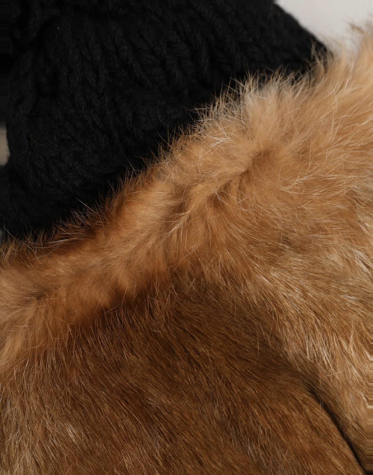 Dolce & Gabbana Luxury Beanie Hat in Dyed Rabbit Fur
