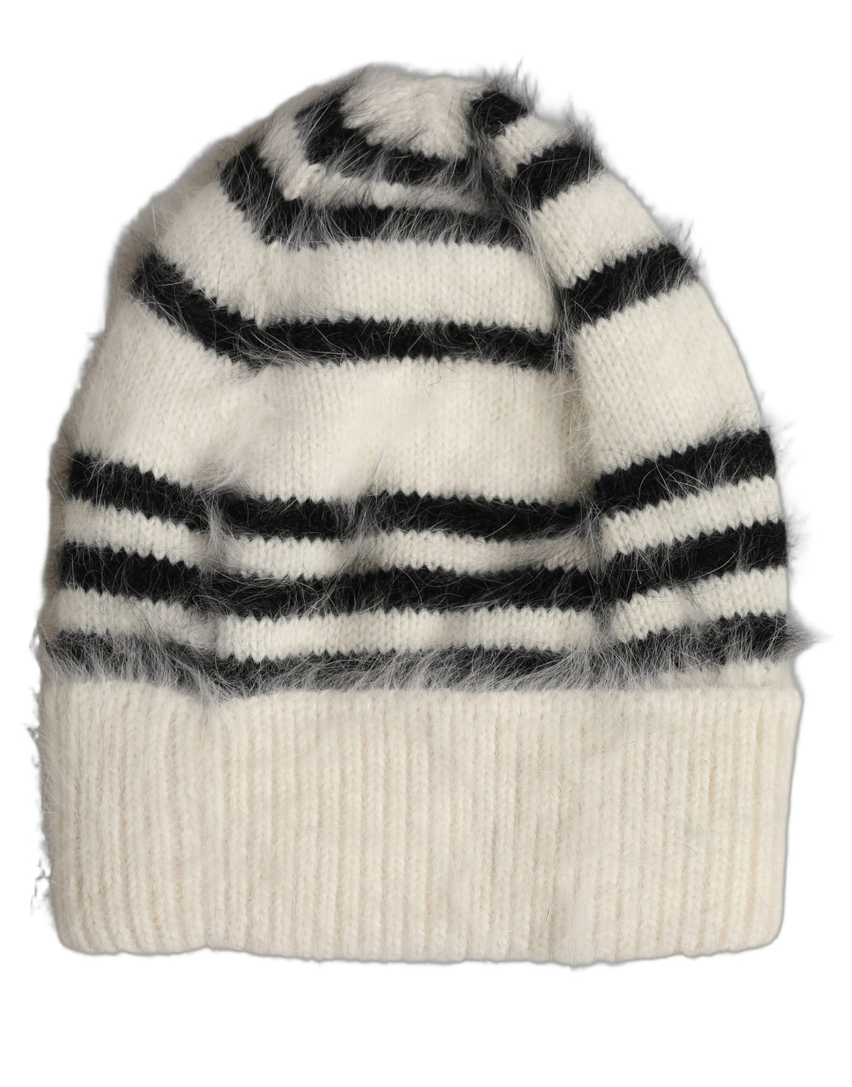 Dolce & Gabbana Angora Knitted Beanie - Timeless Luxury Accessory
