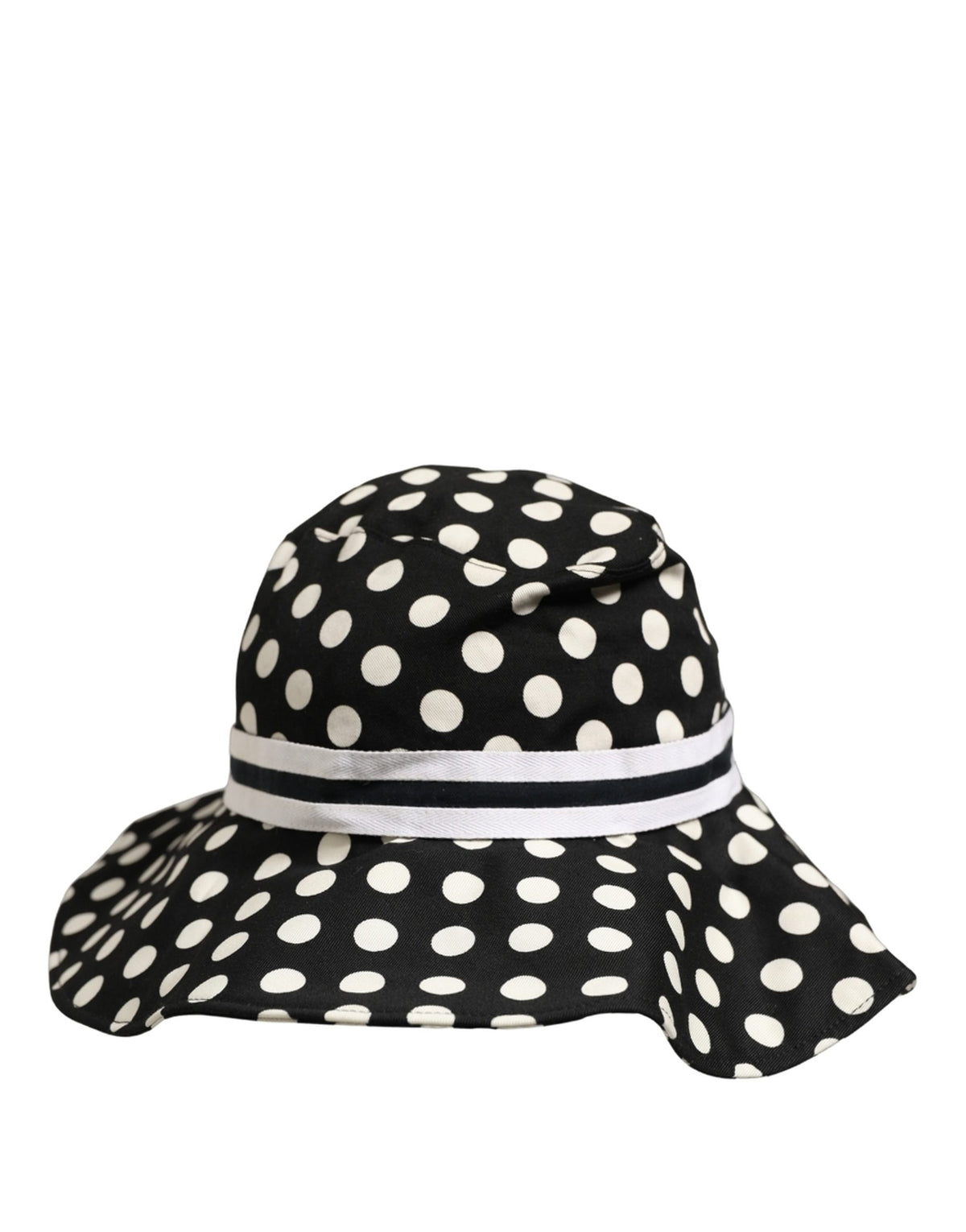 Dolce & Gabbana Polka Dot Cotton Bucket Hat - Timeless Luxury