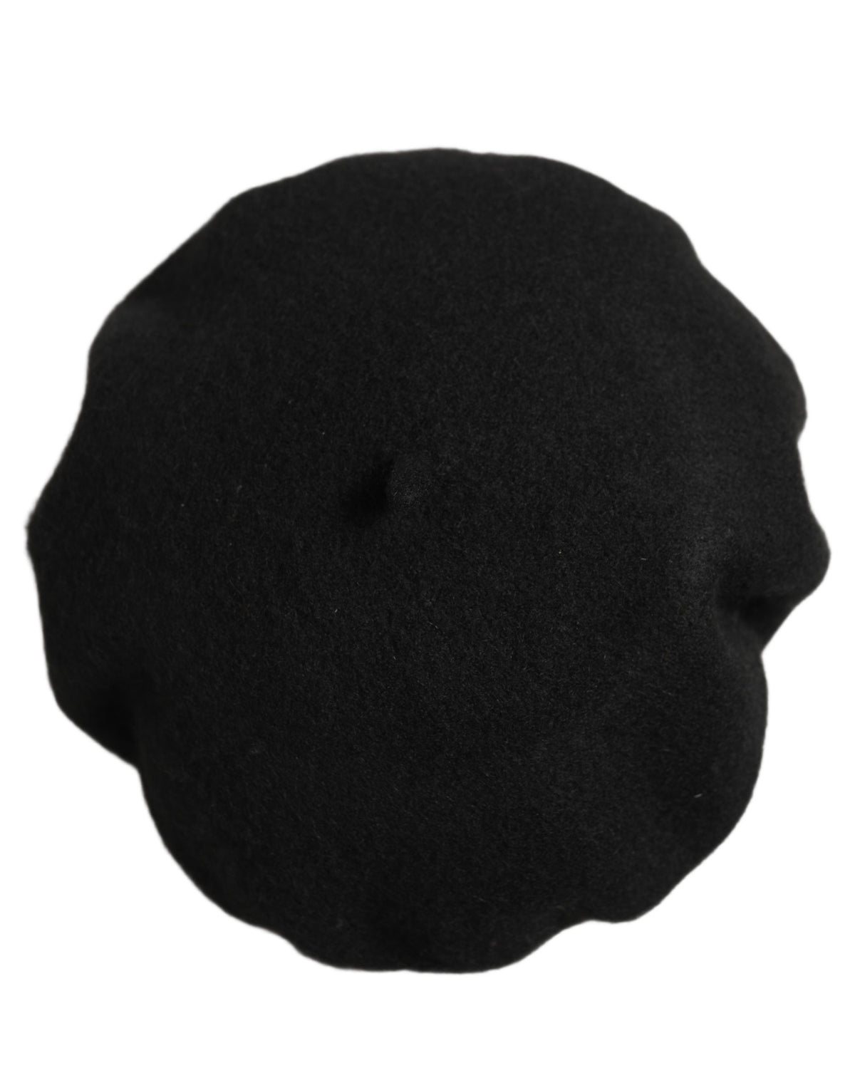 Dolce & Gabbana Black Wool Beret - Timeless Luxury Accessory