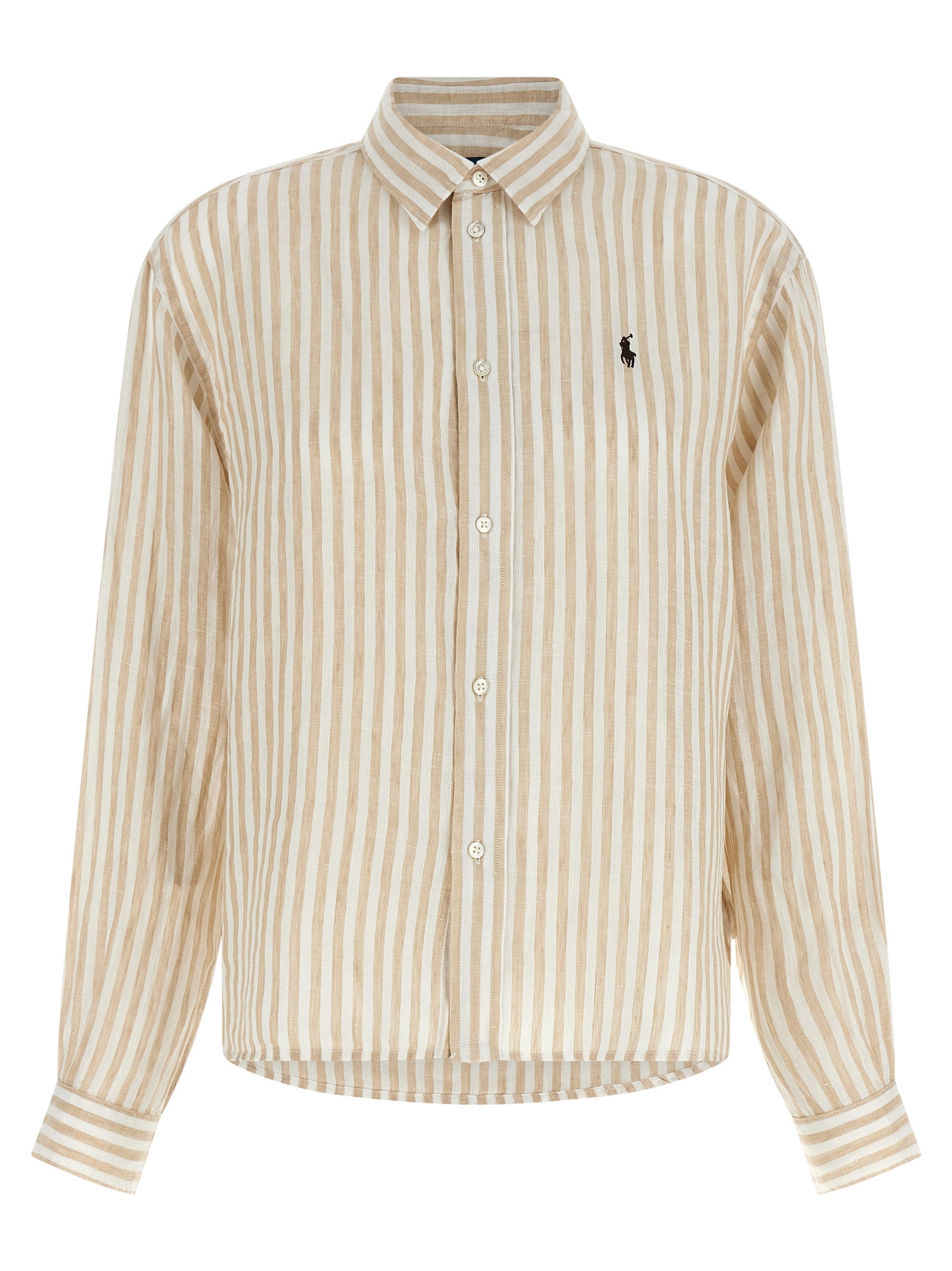 Polo Ralph Lauren Beige Linen Blouse