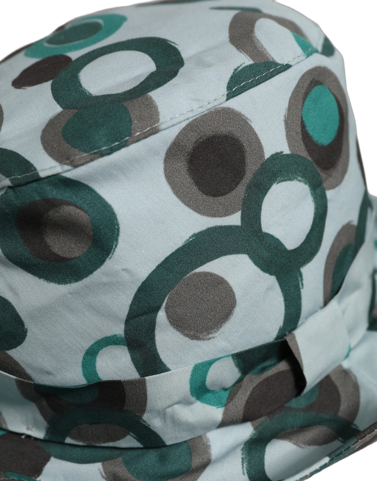 Dolce & Gabbana Teal Polka Dot Bucket Hat - Timeless Luxury