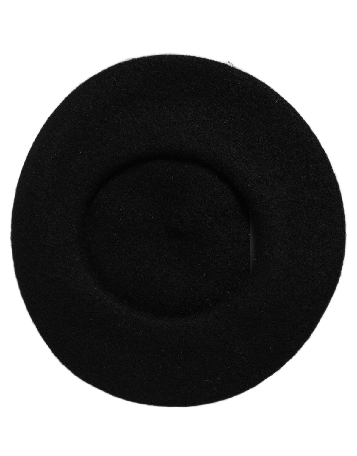 Dolce & Gabbana Black Wool Beret Hat - Timeless Luxury Accessory