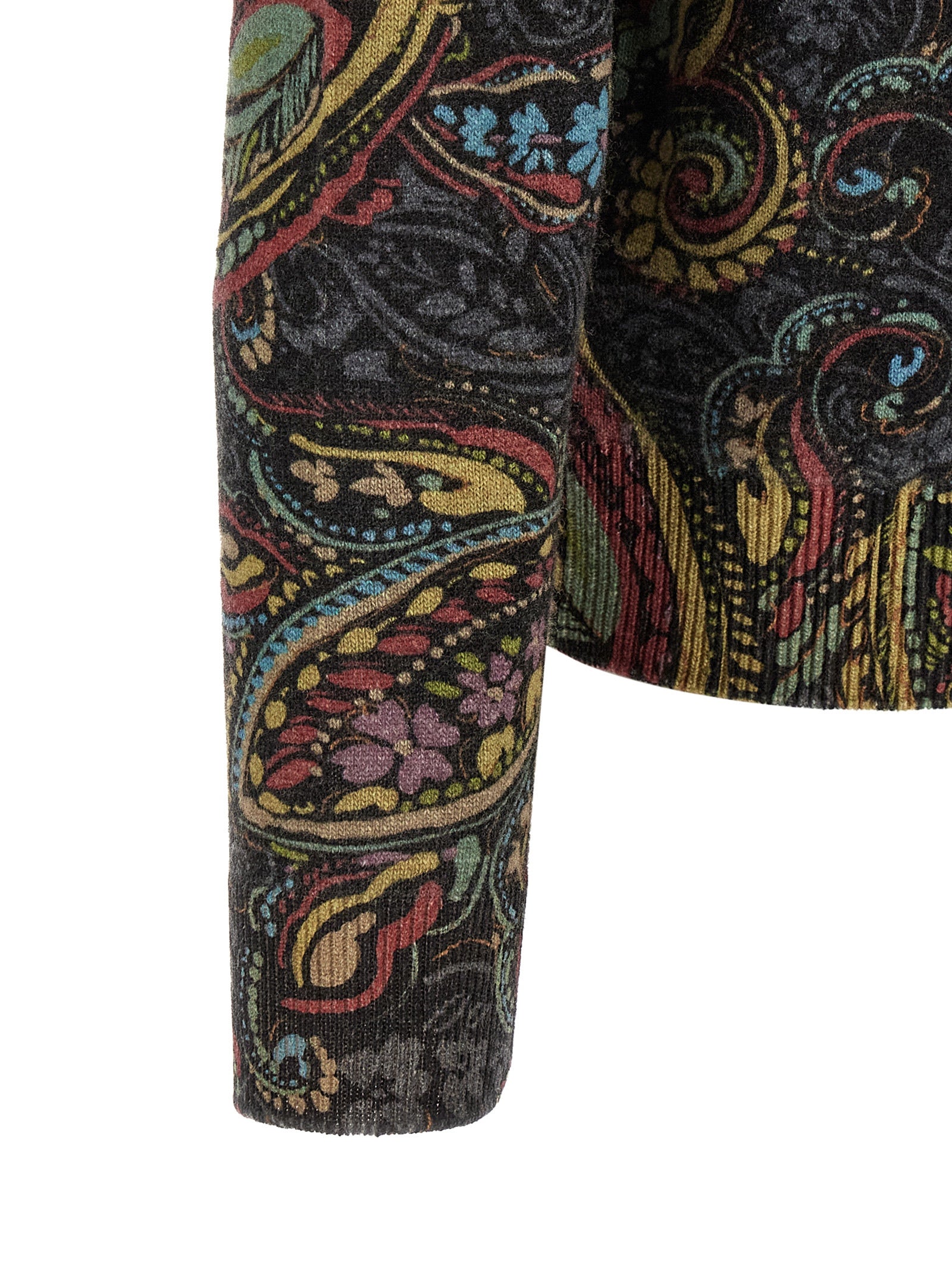 Etro Multicolor Wool Cardigan - Timeless Luxury in Italian Craftsmanship