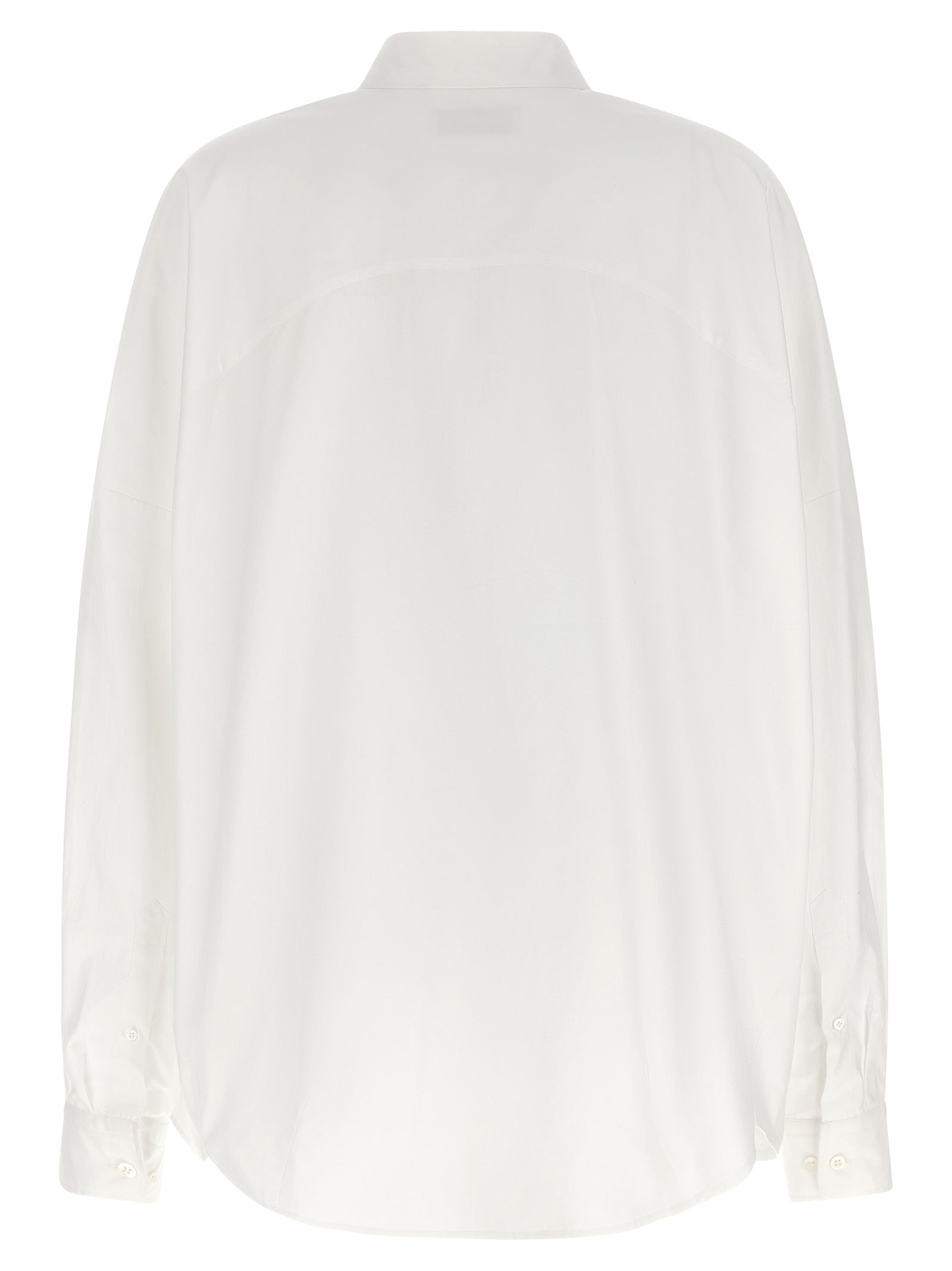 Dries Van Noten White Cotton Blouse - Timeless Elegance Redefined