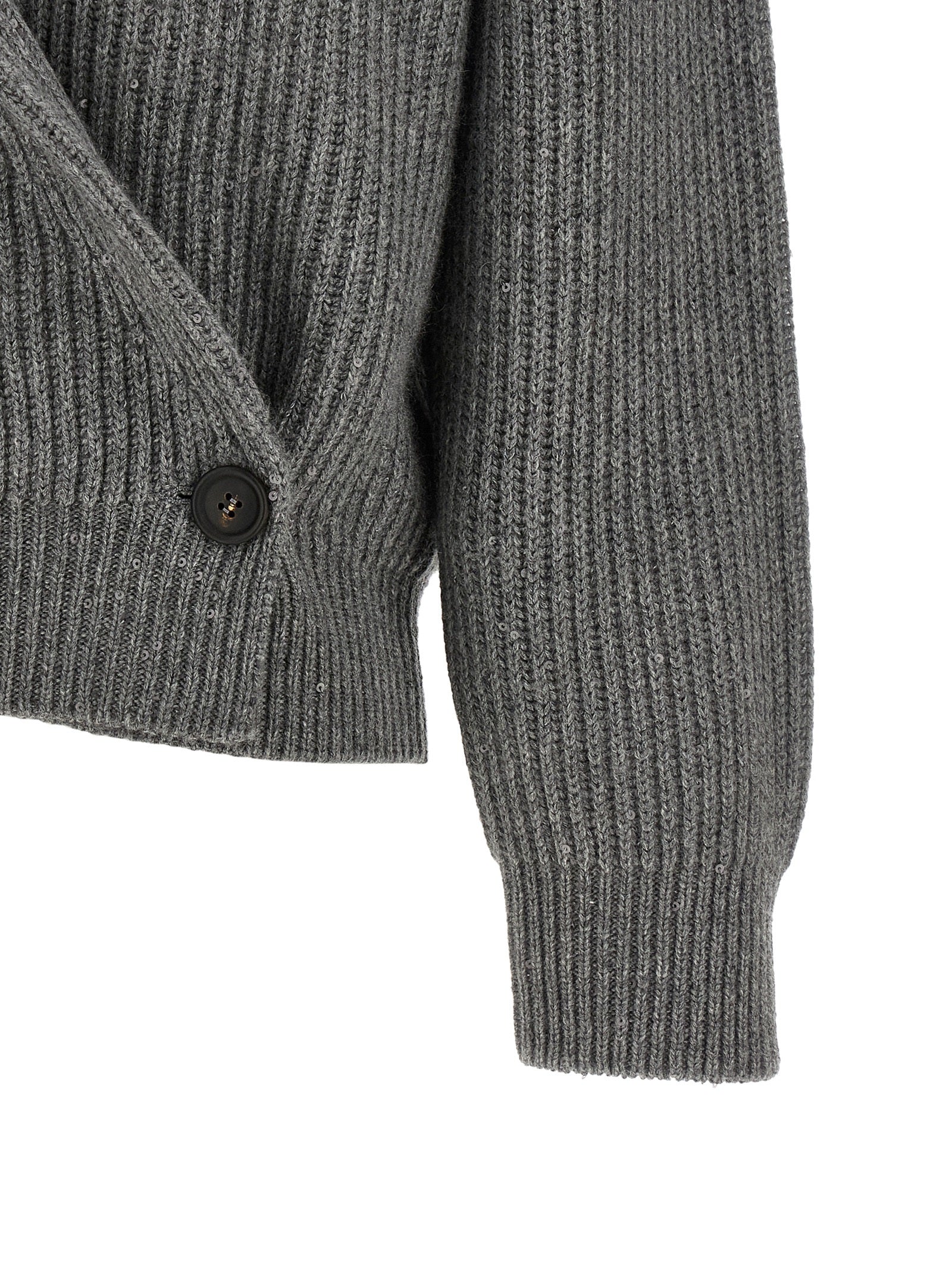 Brunello Cucinelli Cashmere Cardigan - Timeless Elegance in Gray