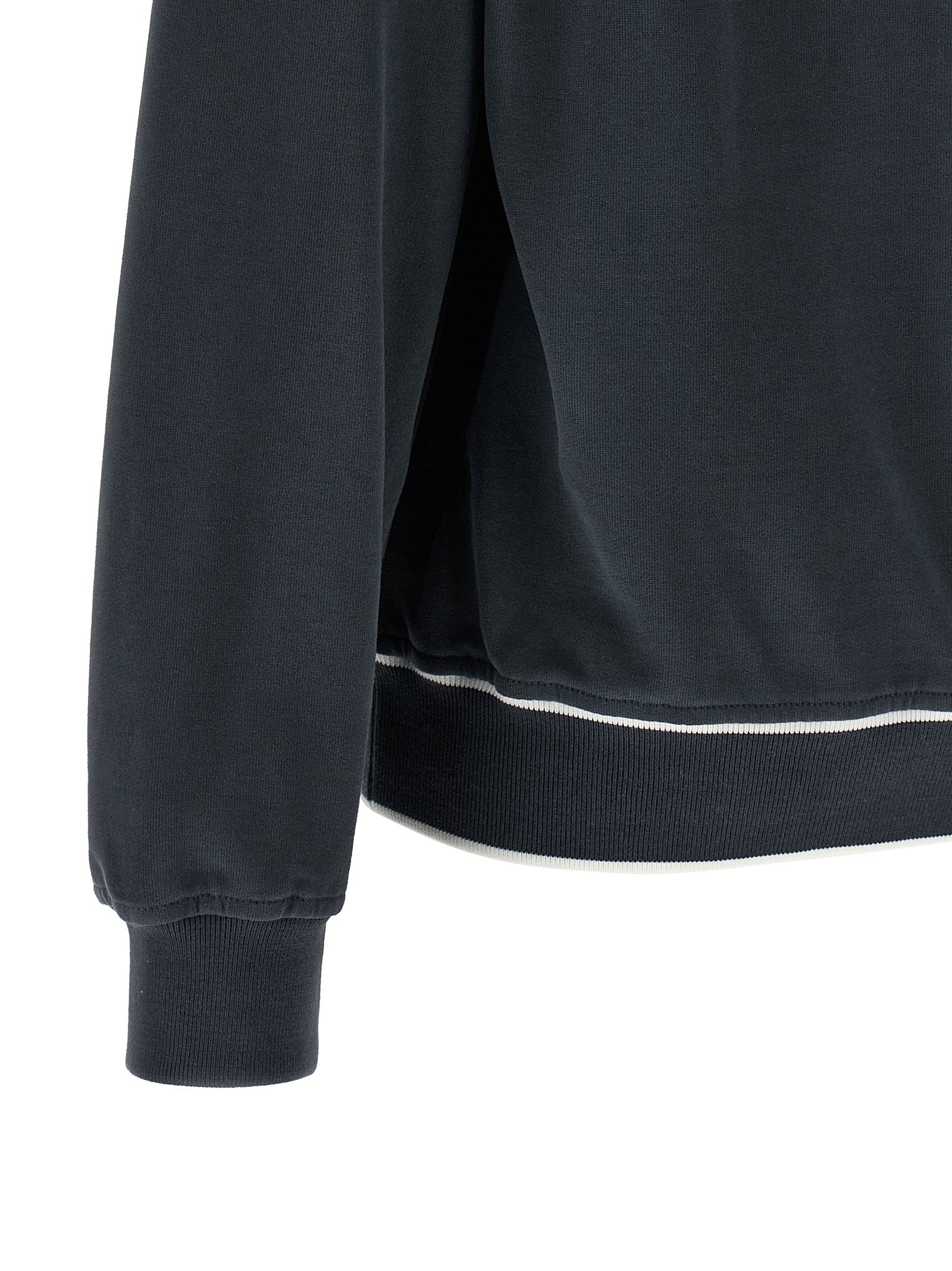 Brunello Cucinelli Blue Cotton Sweatshirt - Timeless Luxury Wear