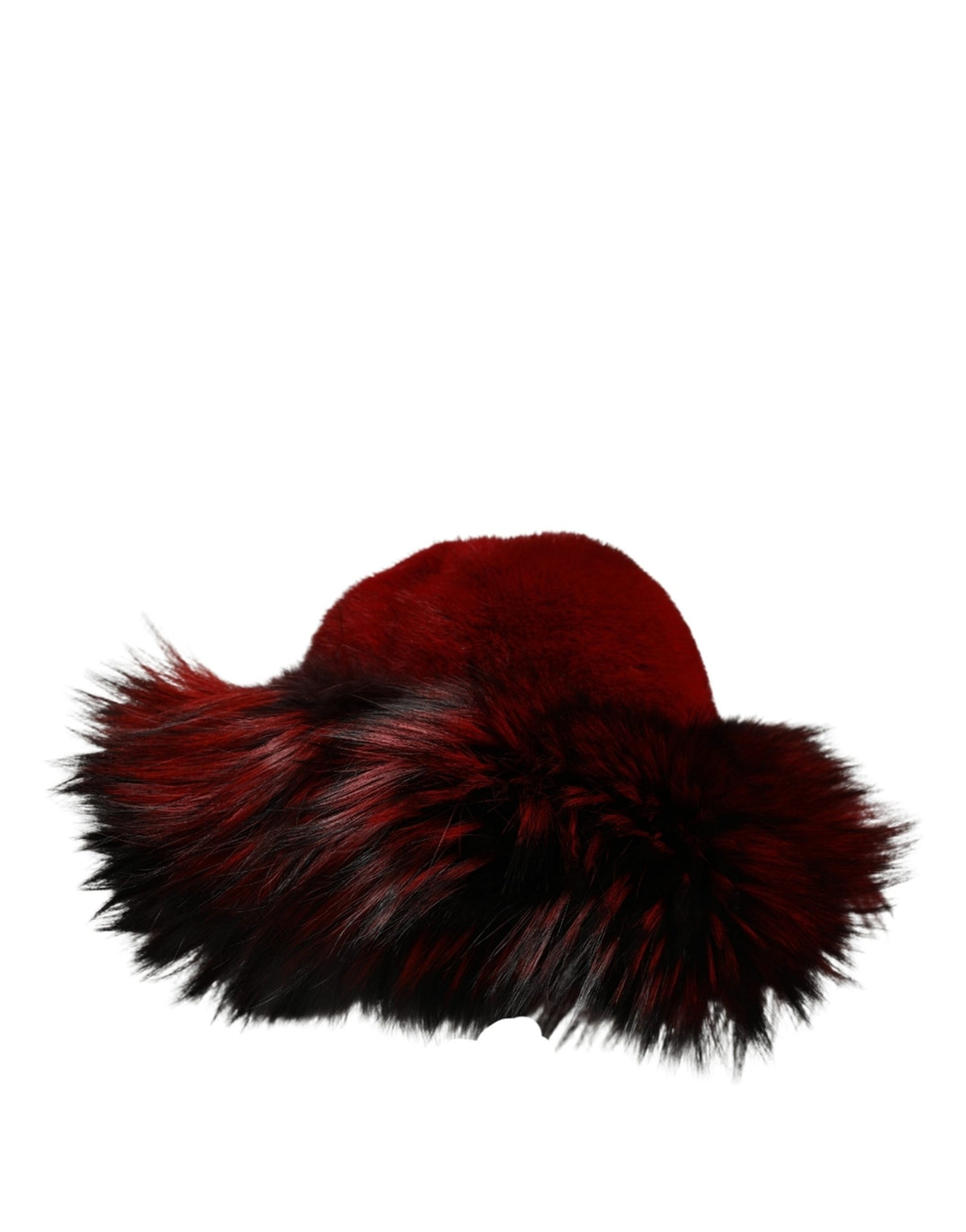 Dolce & Gabbana Red Fox Mink Fur Bucket Hat - Exquisite Luxury