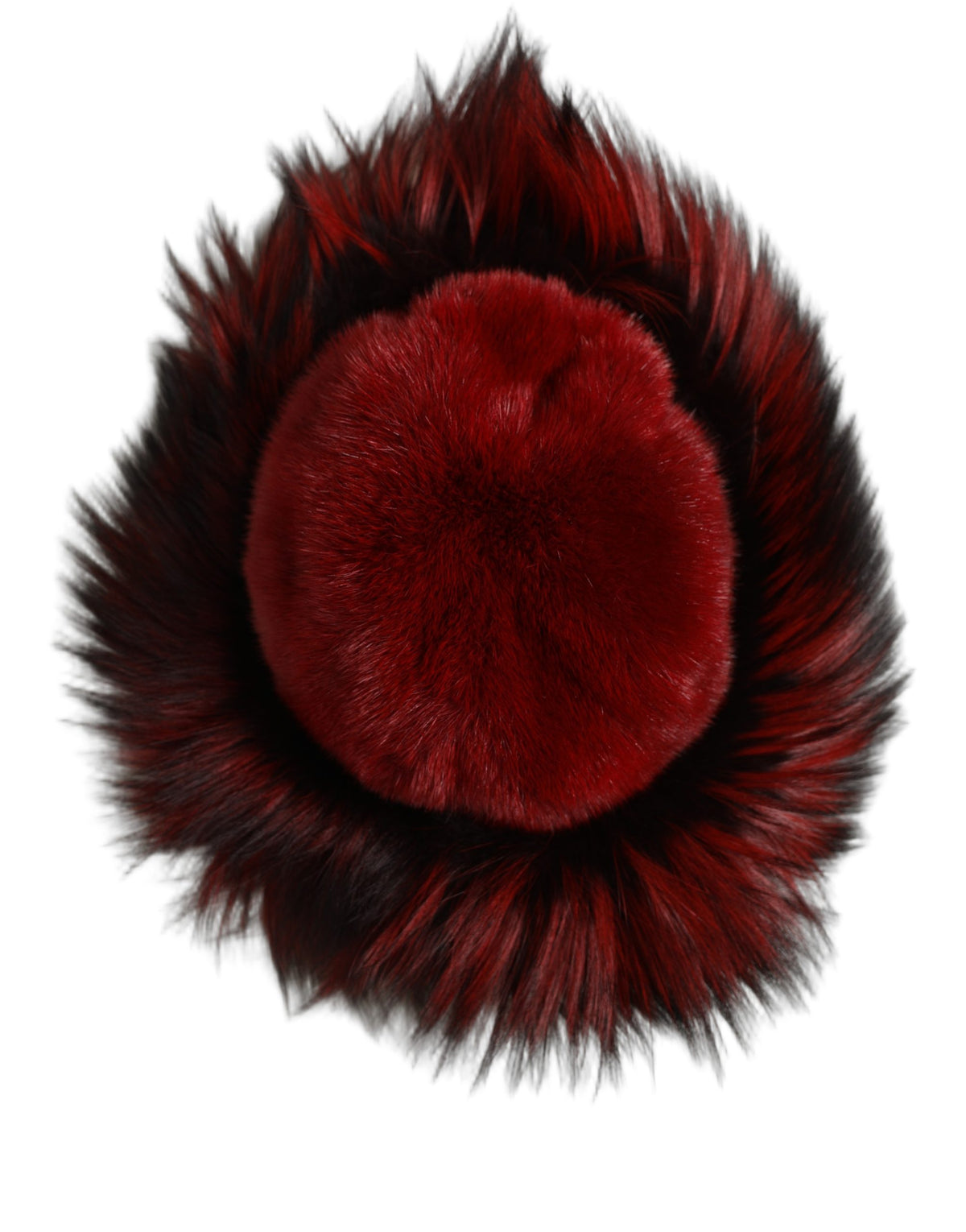 Dolce & Gabbana Red Fox Mink Fur Bucket Hat - Exquisite Luxury