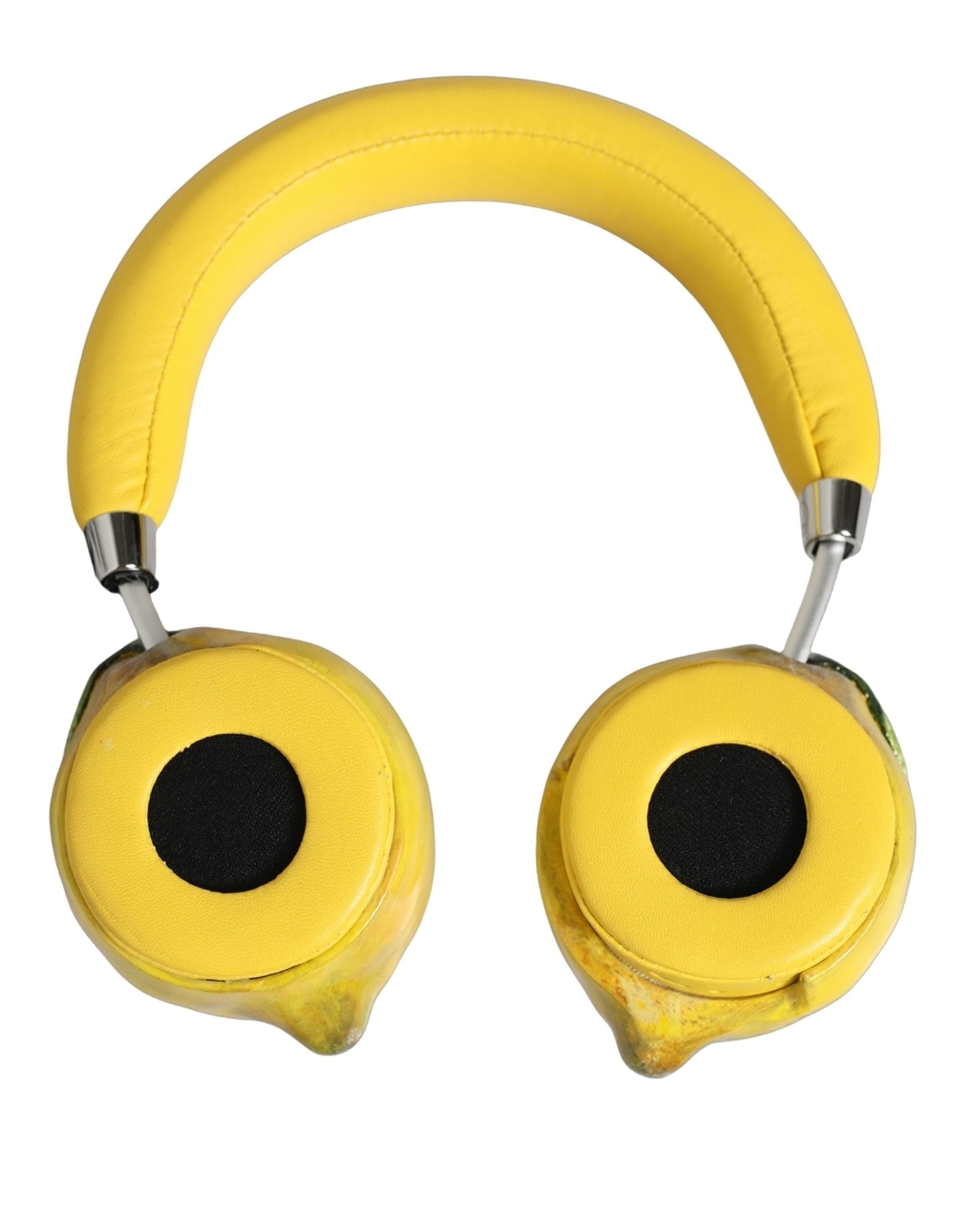 Dolce & Gabbana Lemon Leather Headset - Iconic Luxury Accessory