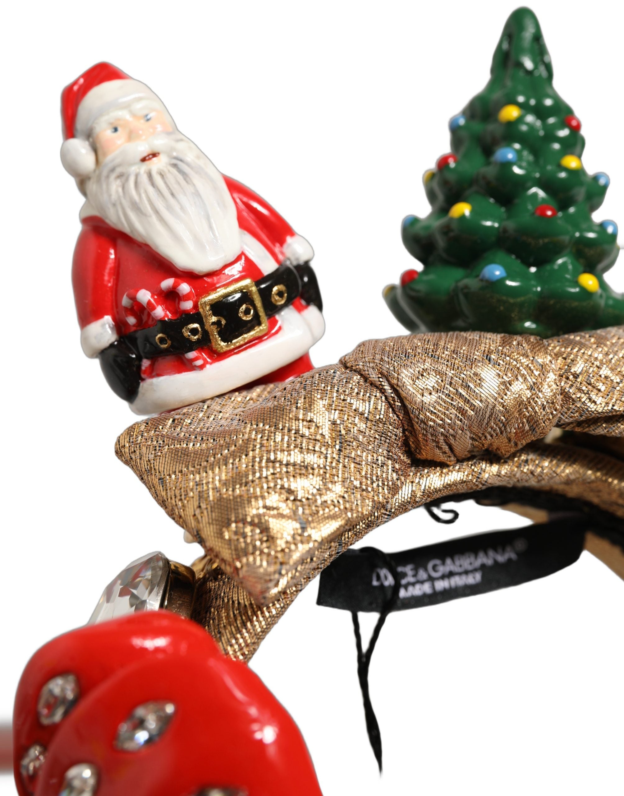 Dolce & Gabbana Glittery Christmas Headband - Luxurious Holiday Elegance