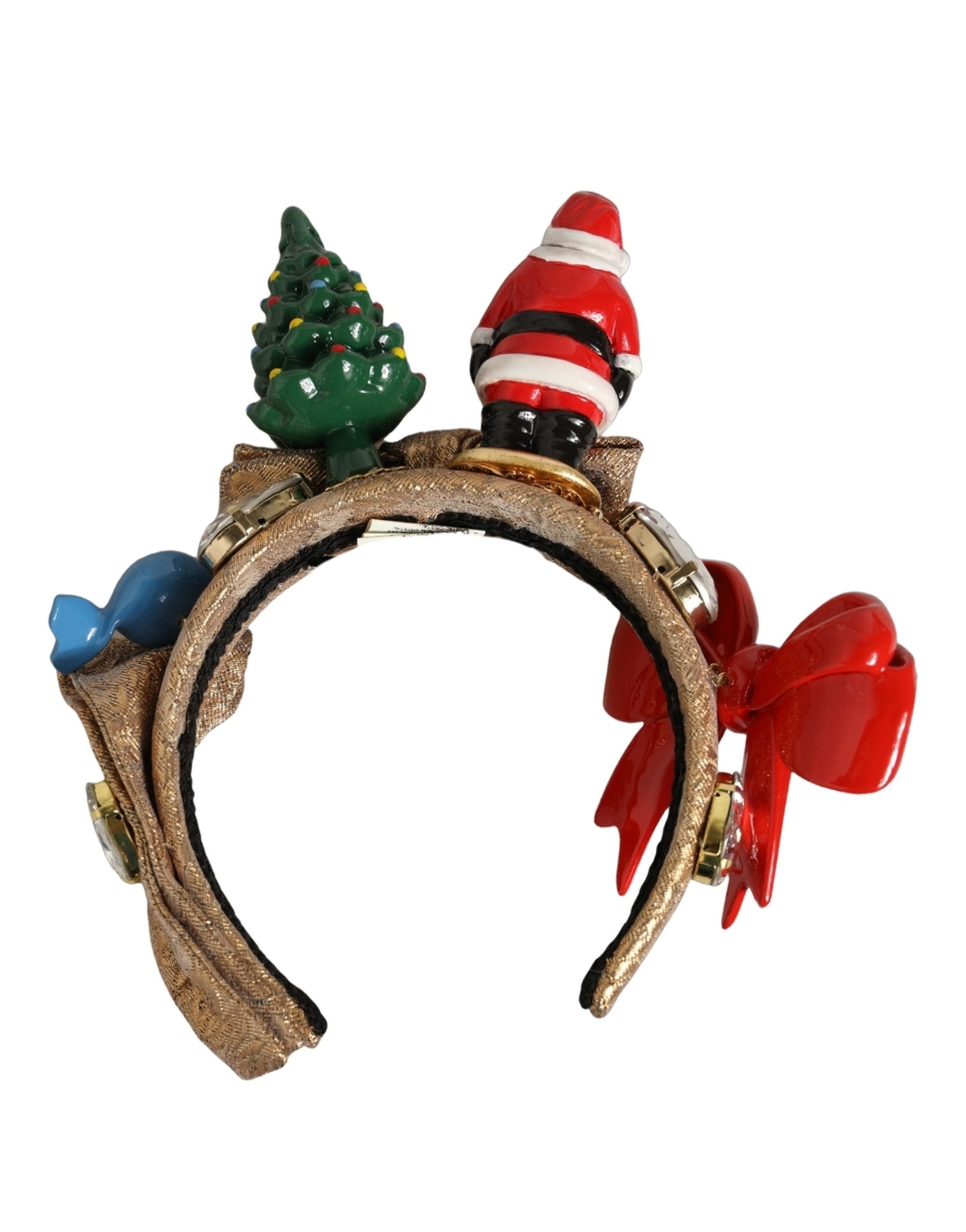 Dolce & Gabbana Glittery Christmas Headband - Exquisite Luxury Accessory
