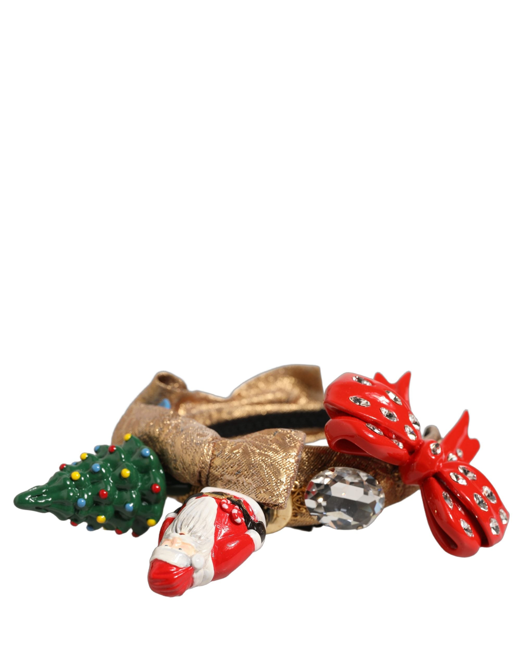 Dolce & Gabbana Glittery Christmas Headband - Exquisite Luxury Accessory