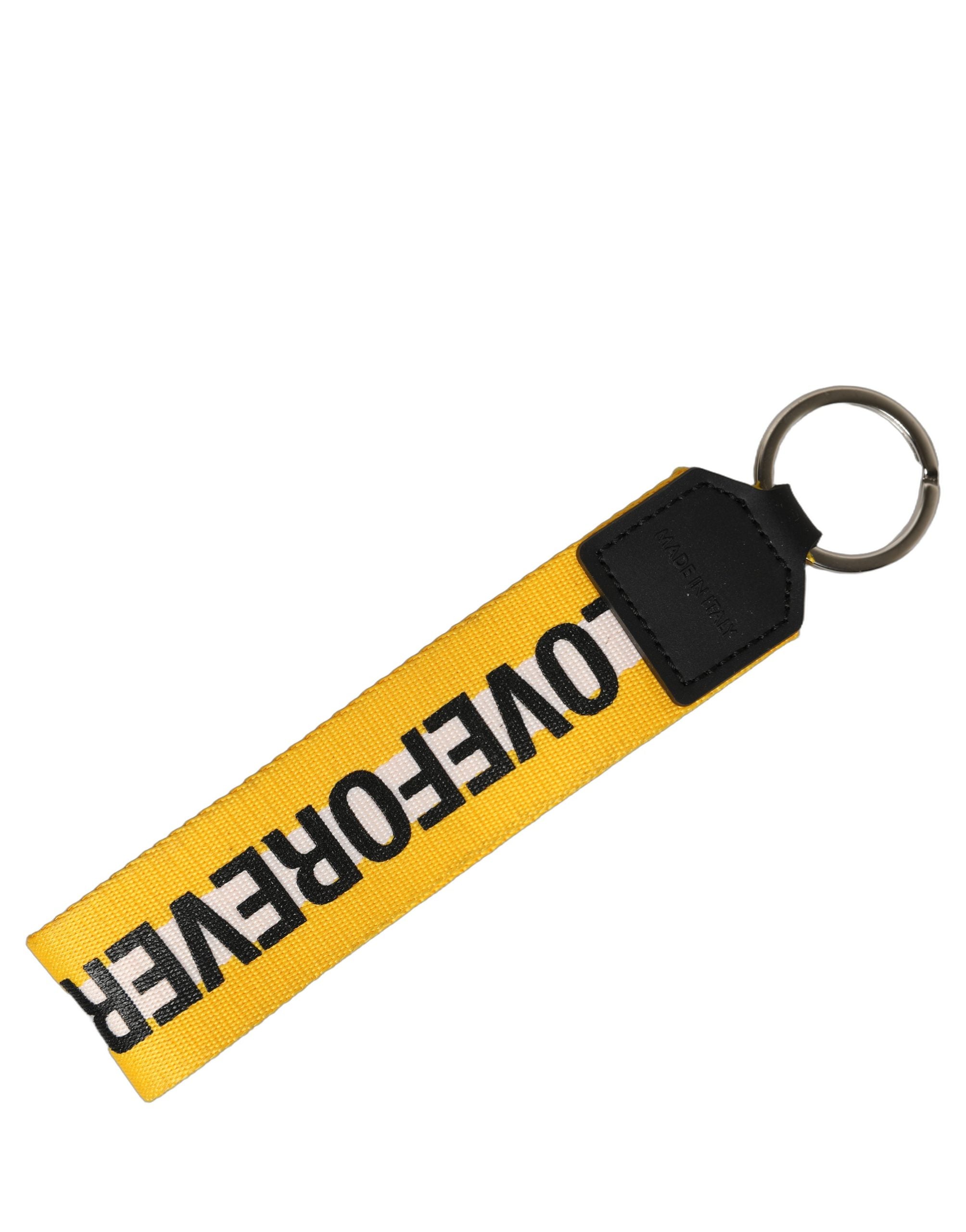 Dolce & Gabbana Multicolor Logo Keyring - Exquisite Luxury Accessory