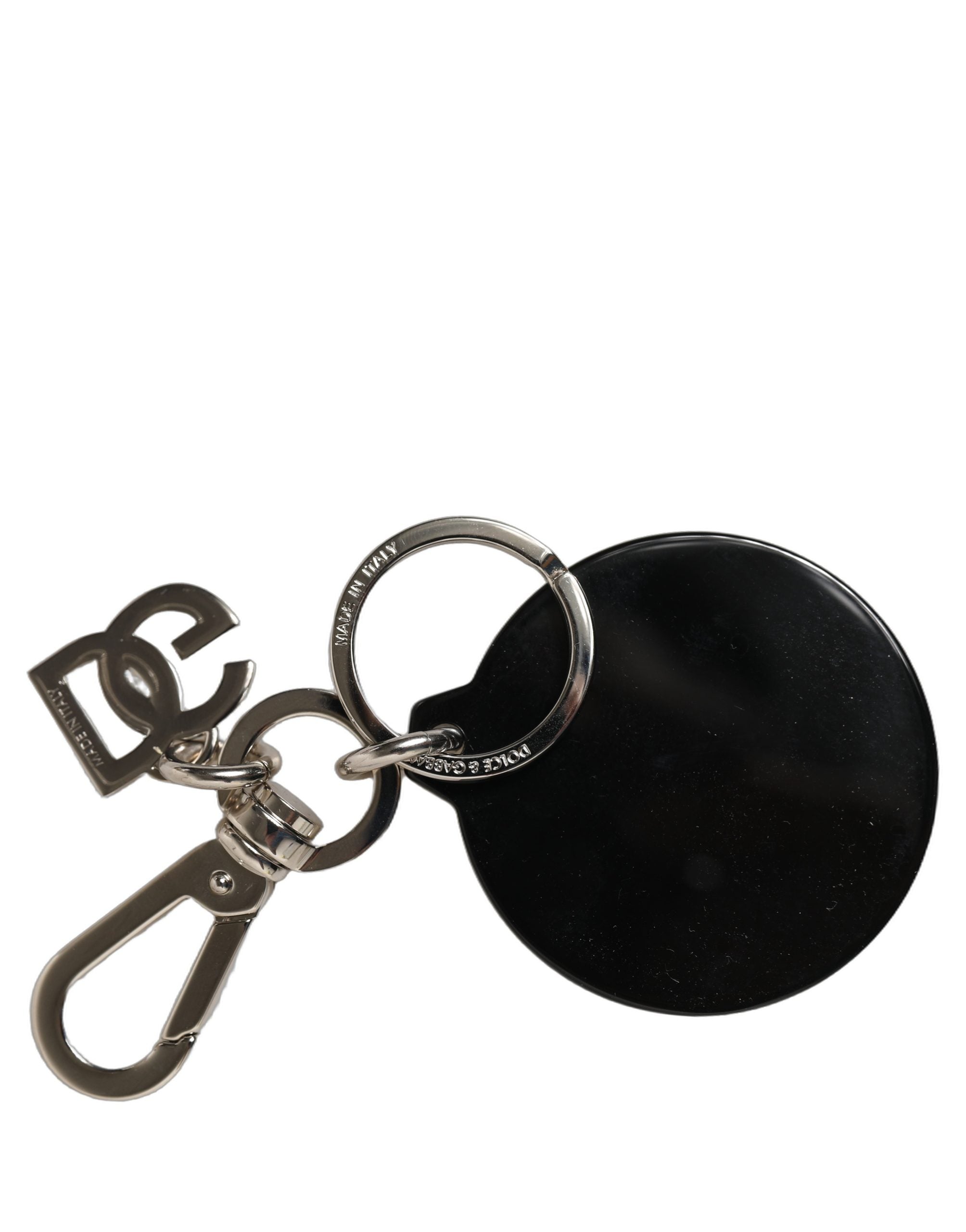 Dolce & Gabbana Black Kaisen Toge Inumaki Keychain - Luxury Accessory