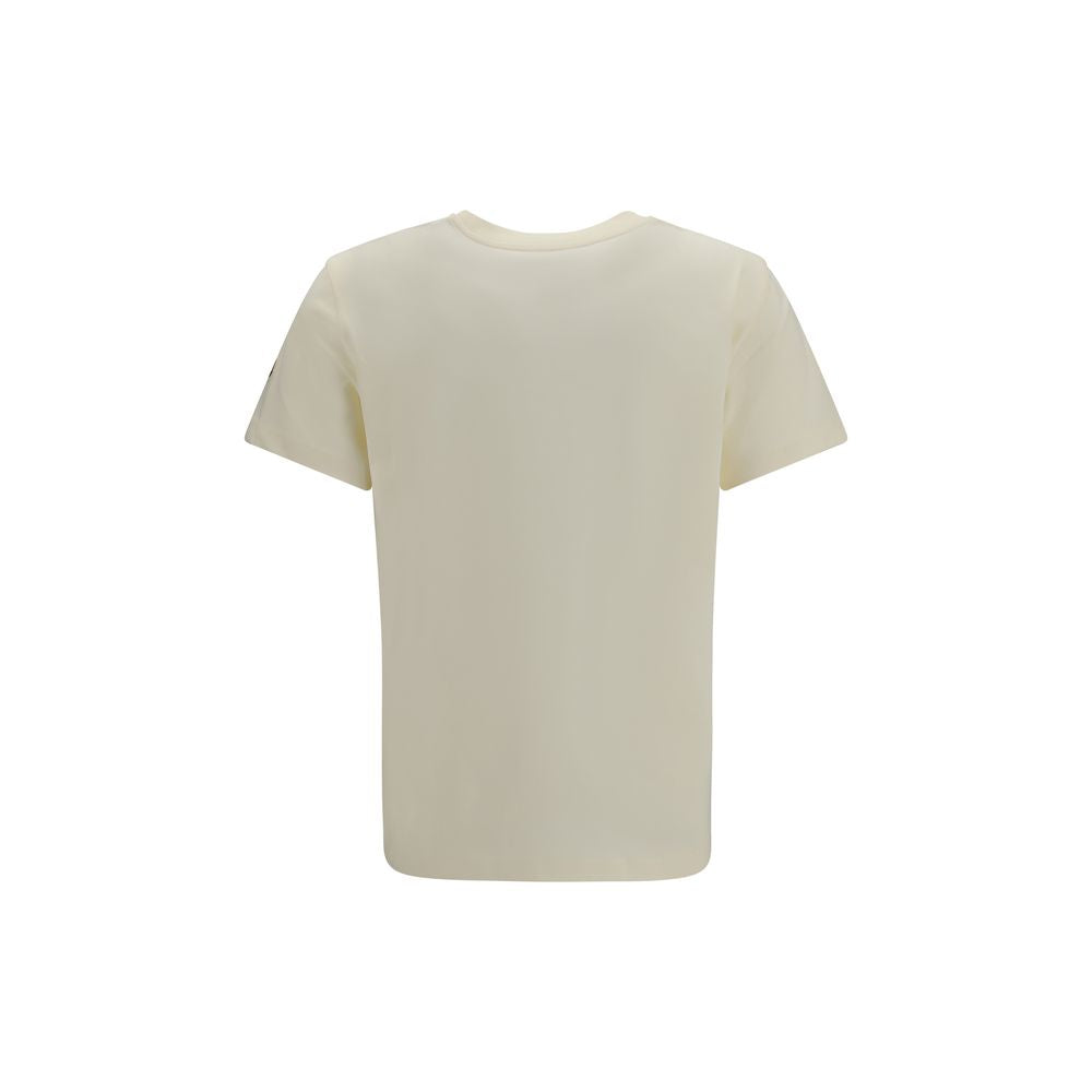 Discover the Moncler Beige Cotton T-Shirt from the AW26 collection, crafted from 100% cotton for unparalleled comfort and elegance, perfect for the discerning individual.
