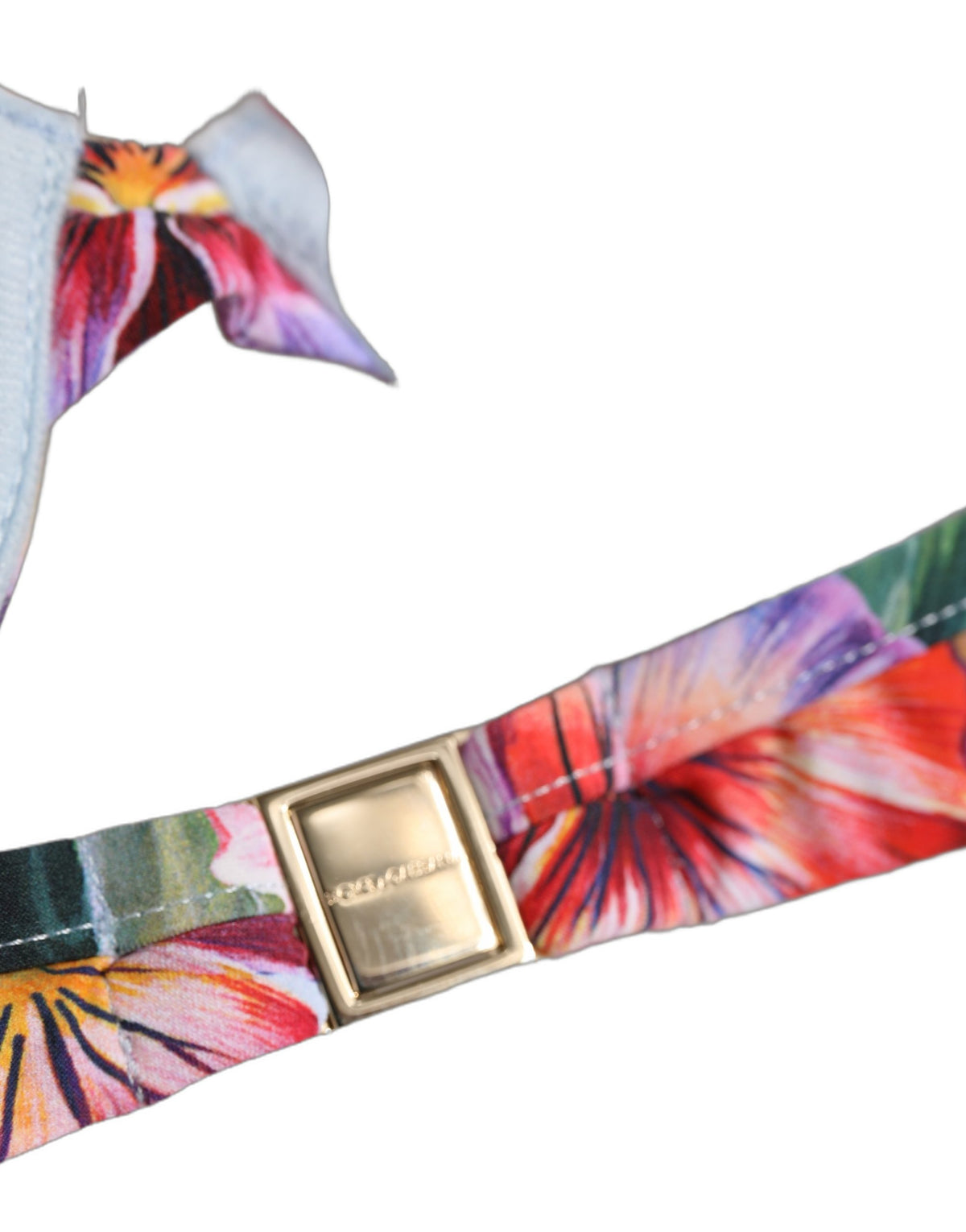 Dolce & Gabbana Multicolor Floral Print Bikini Top - Luxe Elegance