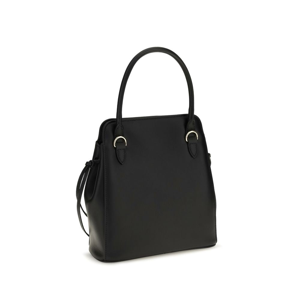 Discover the Prada Black Calf Leather Bos Taurus Shoulder Bag, a timeless blend of elegance and durability, perfect for the discerning individual who embraces luxury.