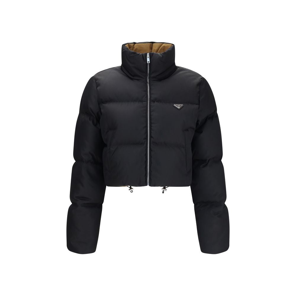 Prada Black Goose Down Full-Length Jacket - Timeless Luxury Outerwear