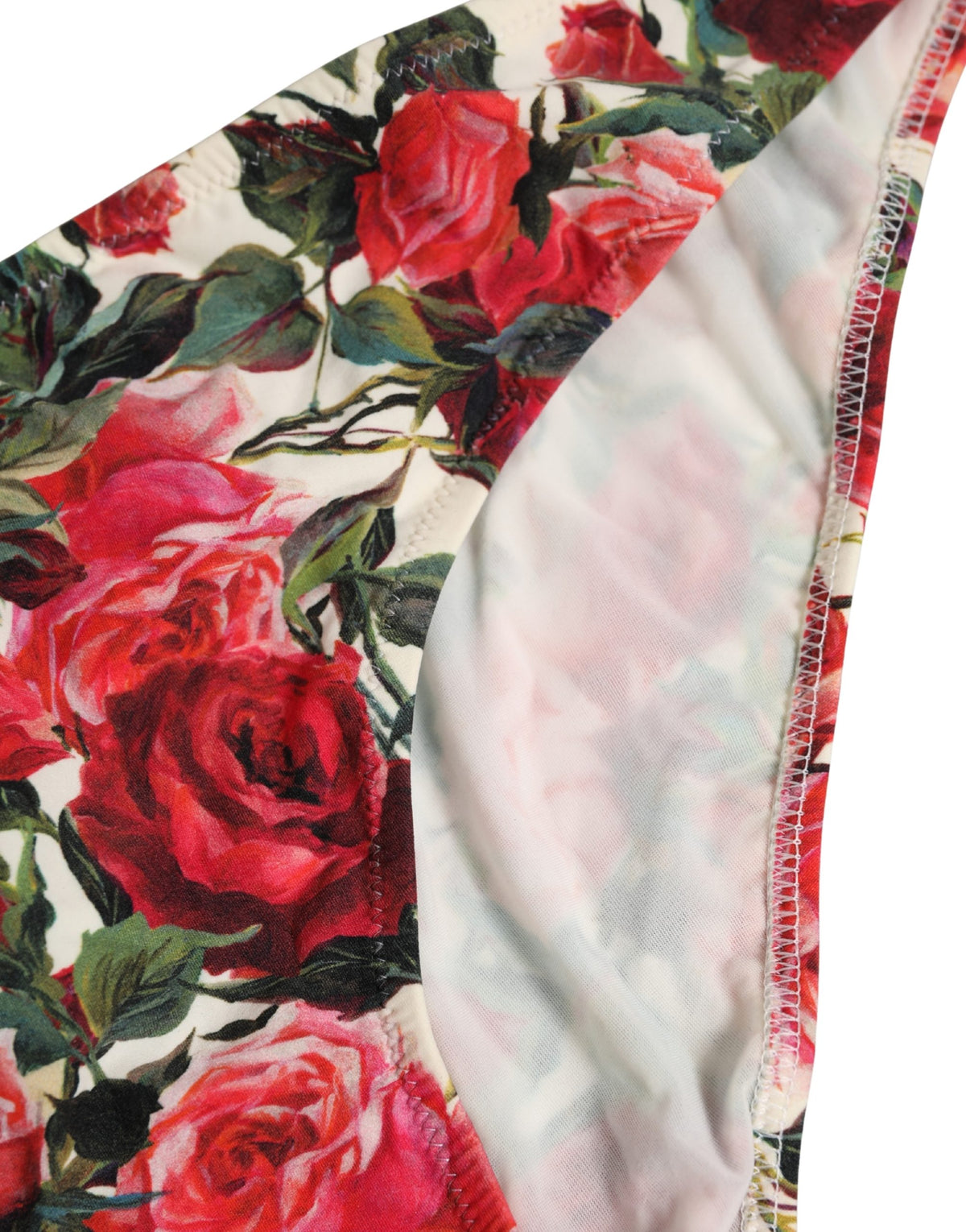 Dolce & Gabbana Floral Print Bikini Bottom - Luxury Swimwear