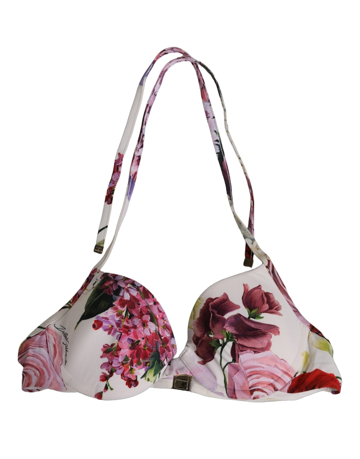 Dolce & Gabbana Floral Print Bikini Top - Exquisite Luxury Swimwear