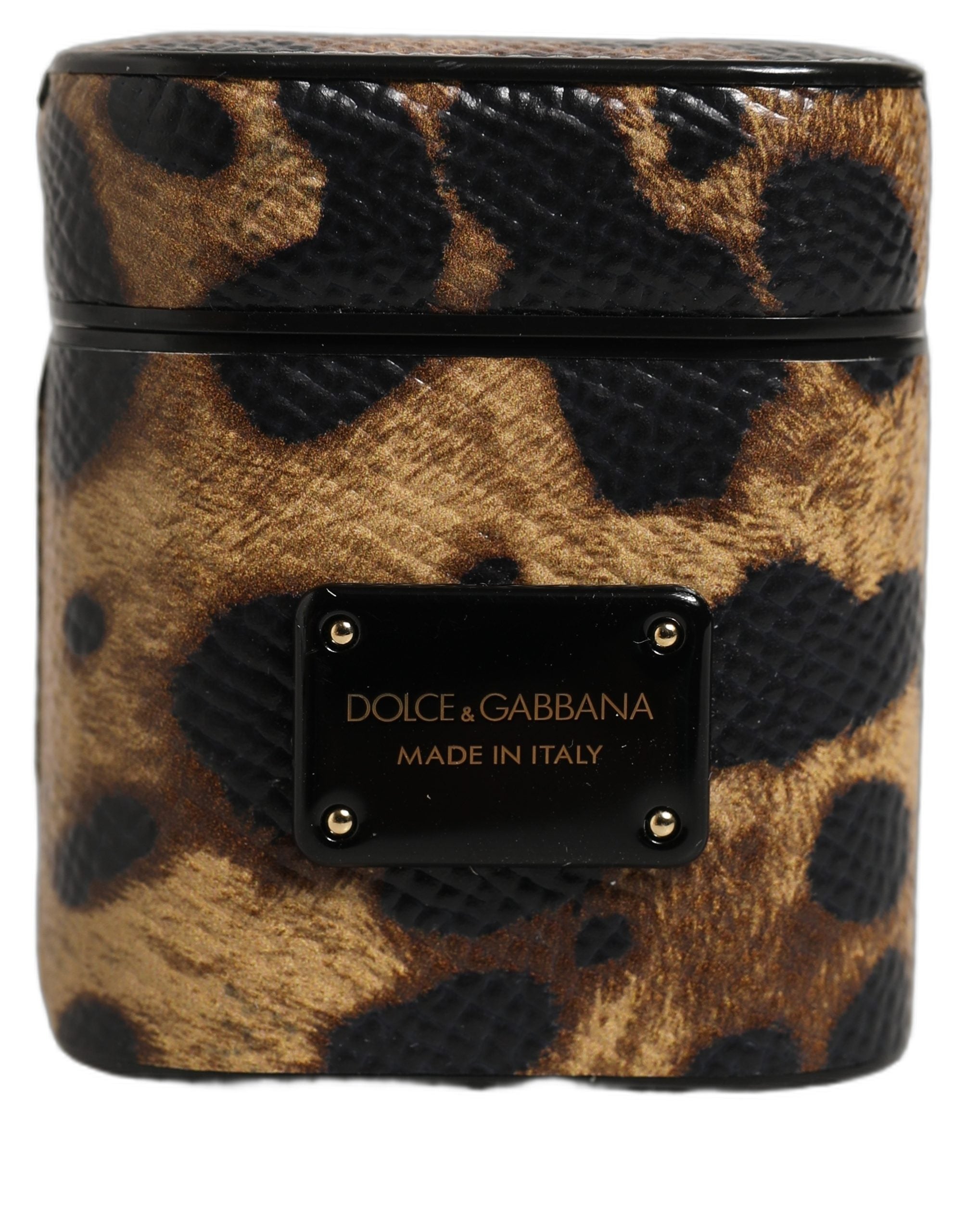 Dolce & Gabbana Calf Leather AirPods Case - Timeless Luxury