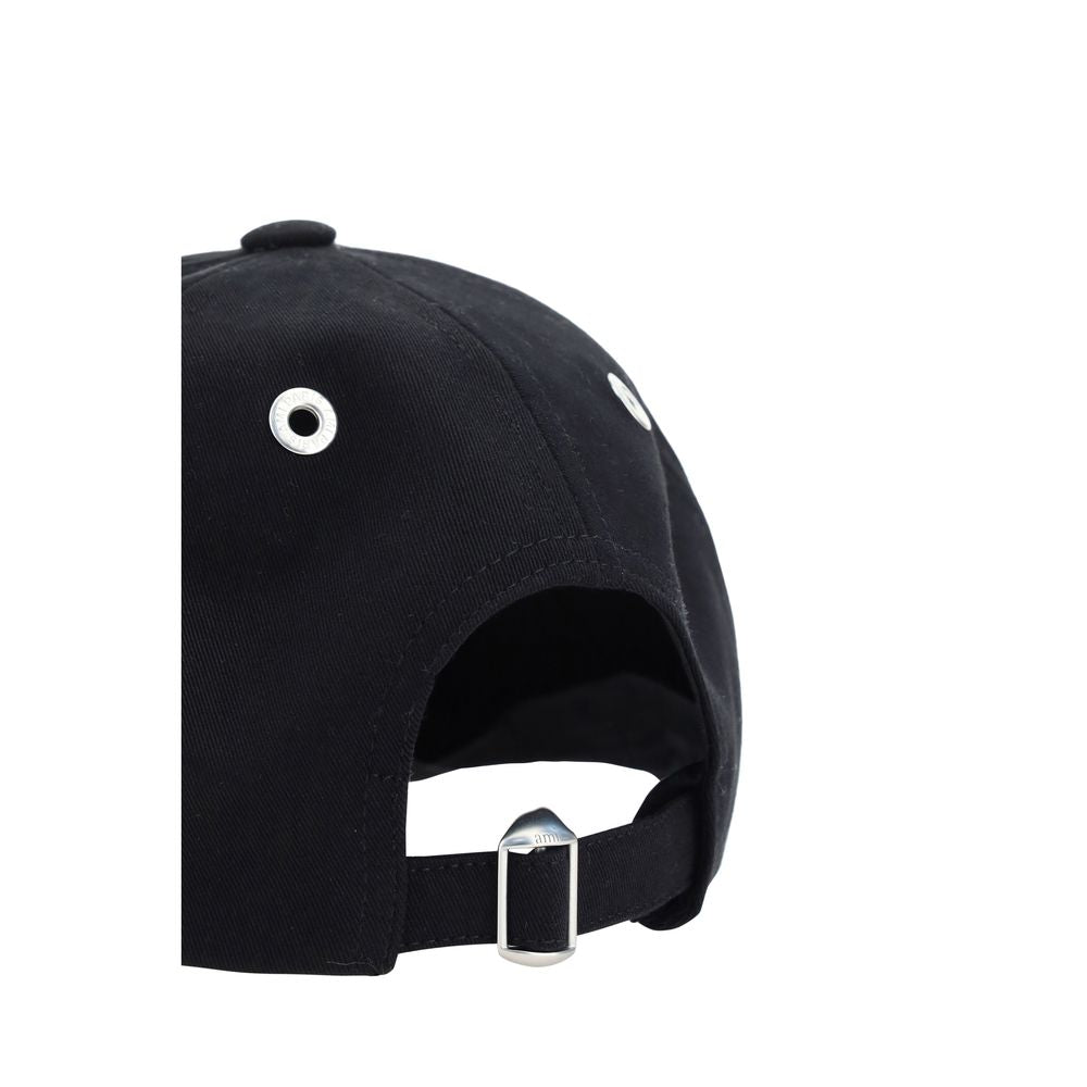 Discover the Ami Paris Black Cotton Cap from the AW26 collection, a luxurious accessory that embodies sophistication and effortless style for the discerning individual.